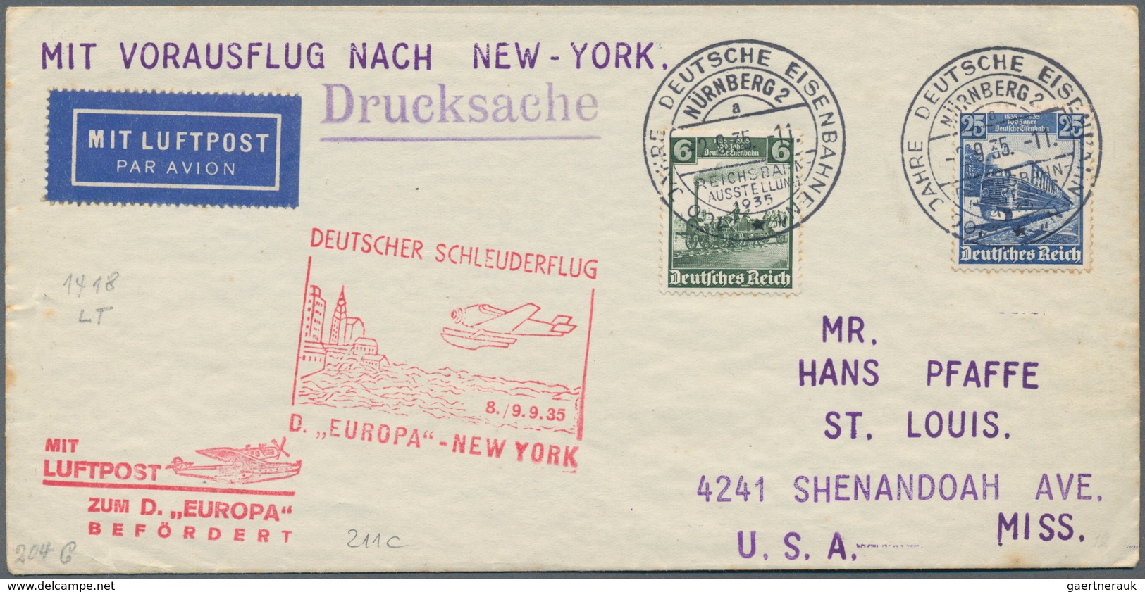 Deutsches Reich - 3. Reich: 1928/1938, saubere Spezialsammlung "100 Jahre Deutsche Eisenbahn 1935" (