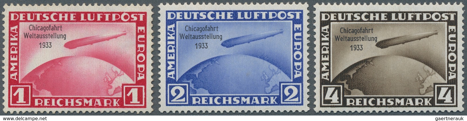 Deutsches Reich - 3. Reich: 1933, Postfrisches/ungebrauchtes Lot Mit Fridericus In 4er-Blocks Und Ch - Nuevos