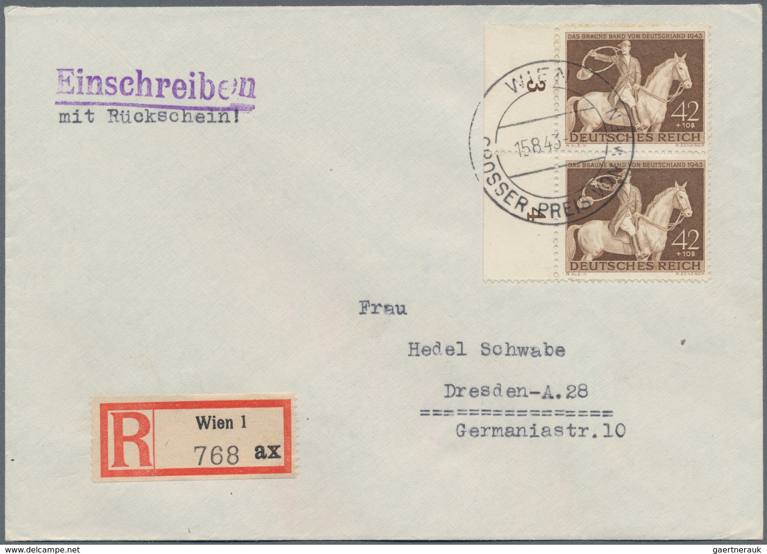 Deutsches Reich - 3. Reich: 1933/1945, Gehaltvoller Sammlungsbestand Mit Ca.140 Belegen, Dabei Einsc - Nuevos