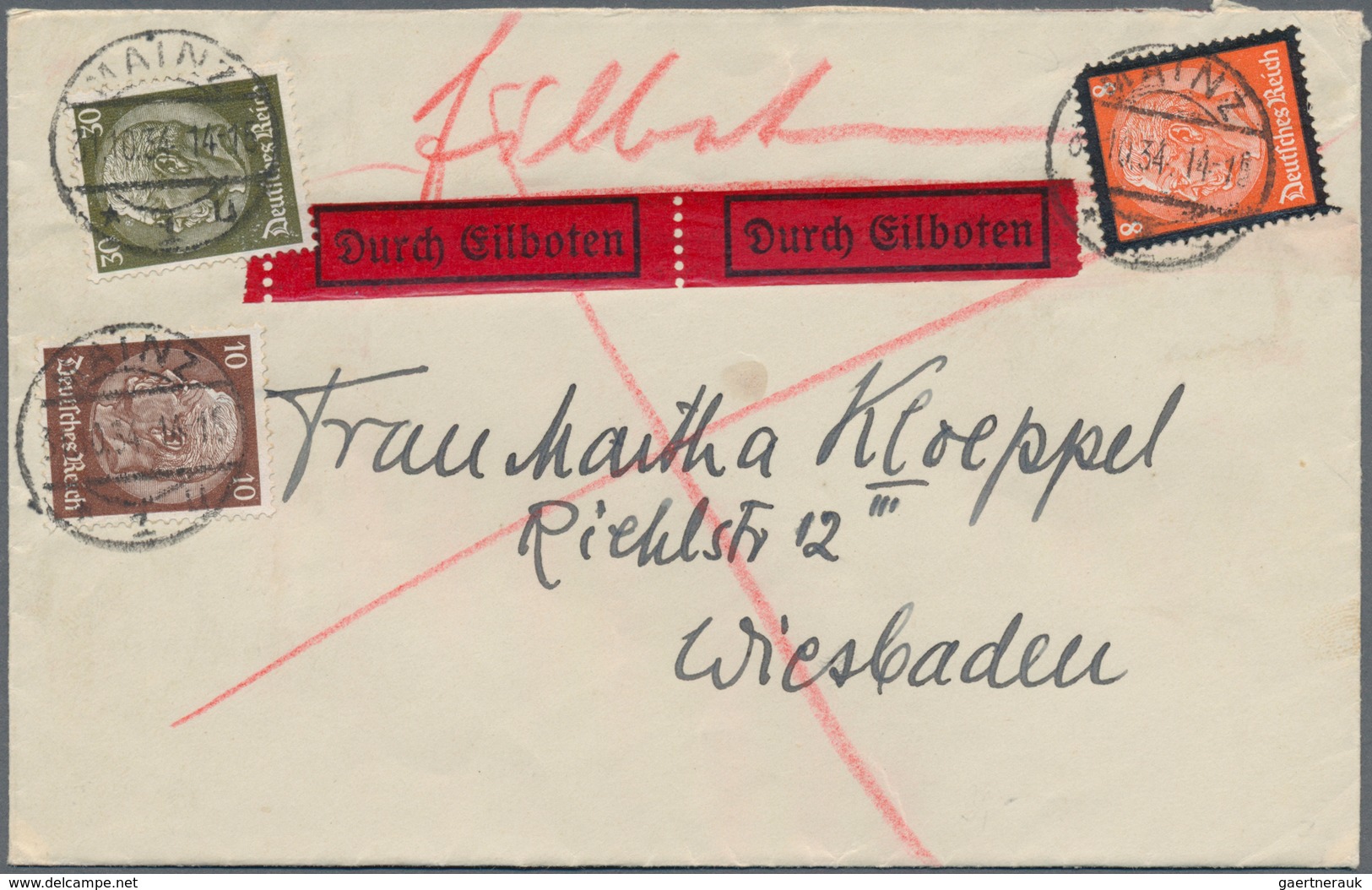 Deutsches Reich - 3. Reich: 1933/1945, ORTSPOST Im III.REICH, Gehaltvoller Sammlungsbestand Mit Ca.1 - Unused Stamps