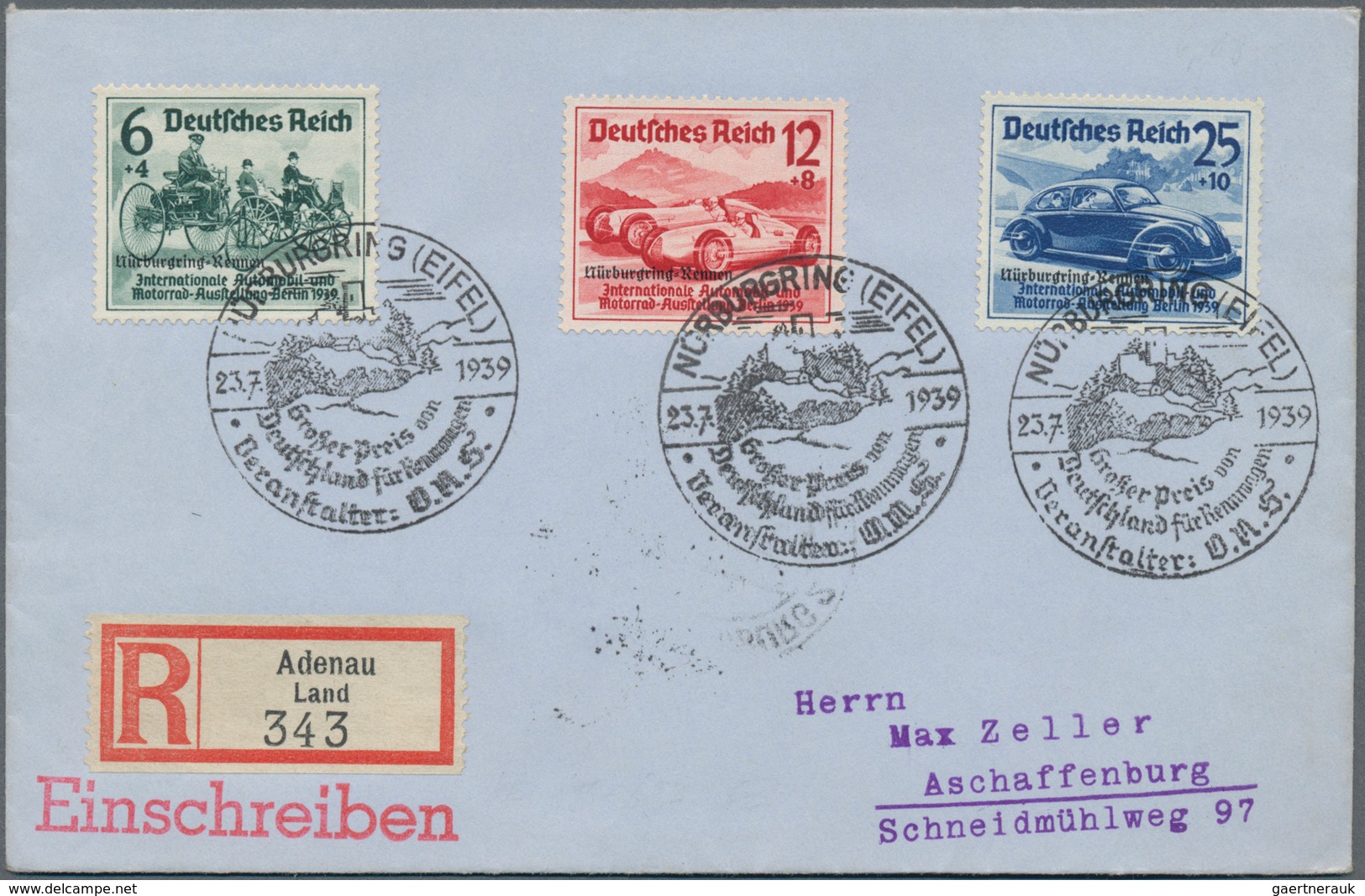 Deutsches Reich - 3. Reich: 1933/1945, Rd. 300 Briefe Und Karten, Dabei Einschreiben, Auslandspost, - Unused Stamps