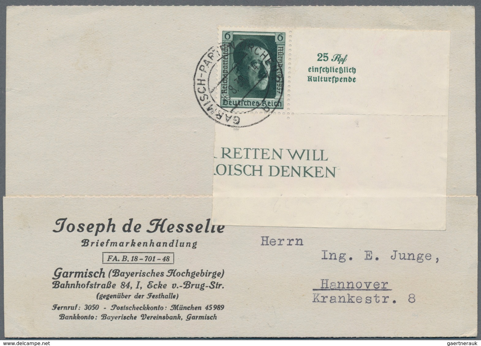Deutsches Reich - 3. Reich: 1933/1945, Reichhaltiger Und Vielseitiger Bestand Von Ca. 1.250 Briefen, - Nuevos