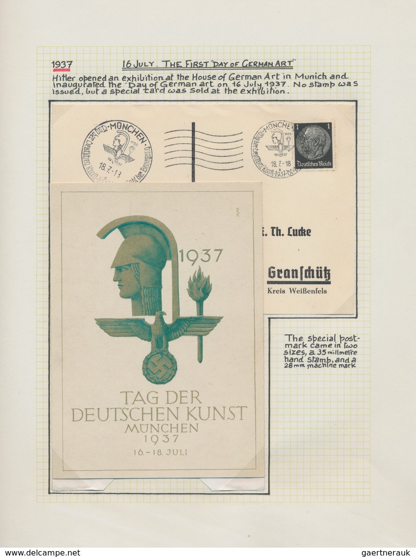 Deutsches Reich - 3. Reich: 1933/1945, Vielseitige Sammlung Auf Ca. 618 Albenblättern Ausstellungsmä - Ongebruikt