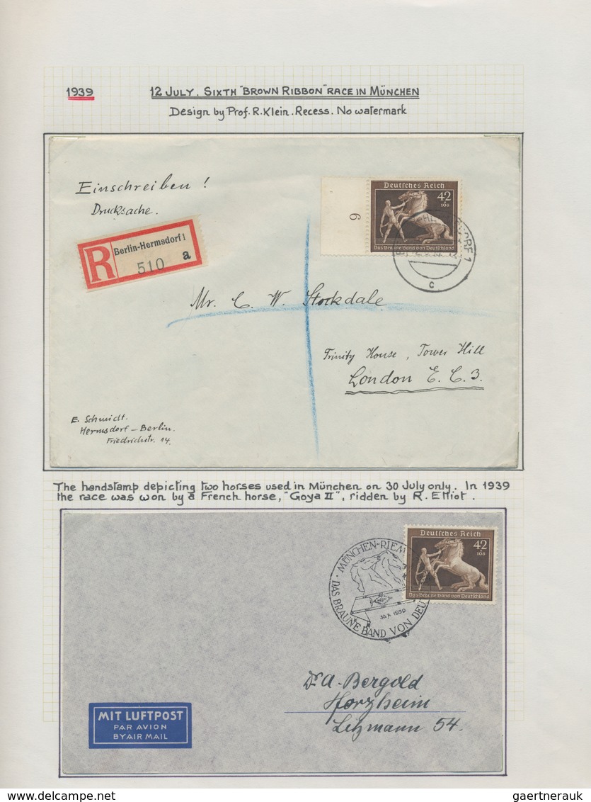 Deutsches Reich - 3. Reich: 1933/1945, Vielseitige Sammlung Auf Ca. 618 Albenblättern Ausstellungsmä - Ongebruikt