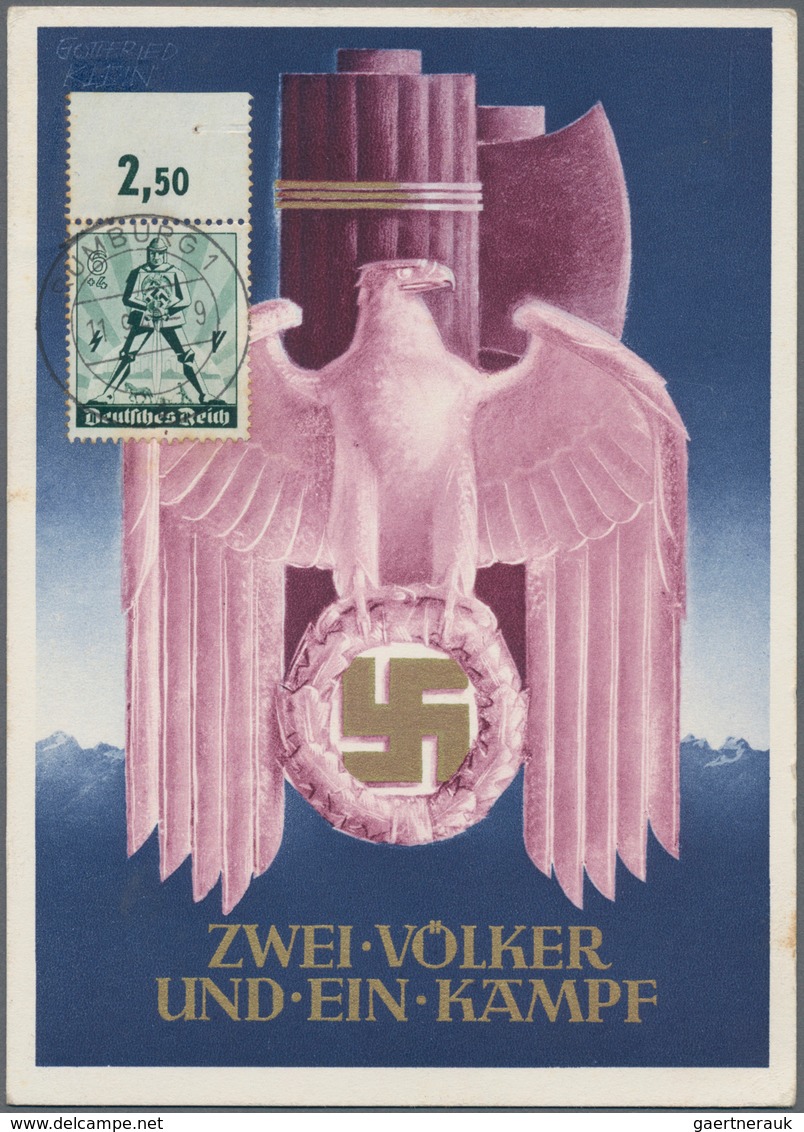 Deutsches Reich - 3. Reich: 1934/1944, Partie Von Ca. 78 Belegen, Dabei SST, Ganzsachen Und Auch Ein - Nuevos