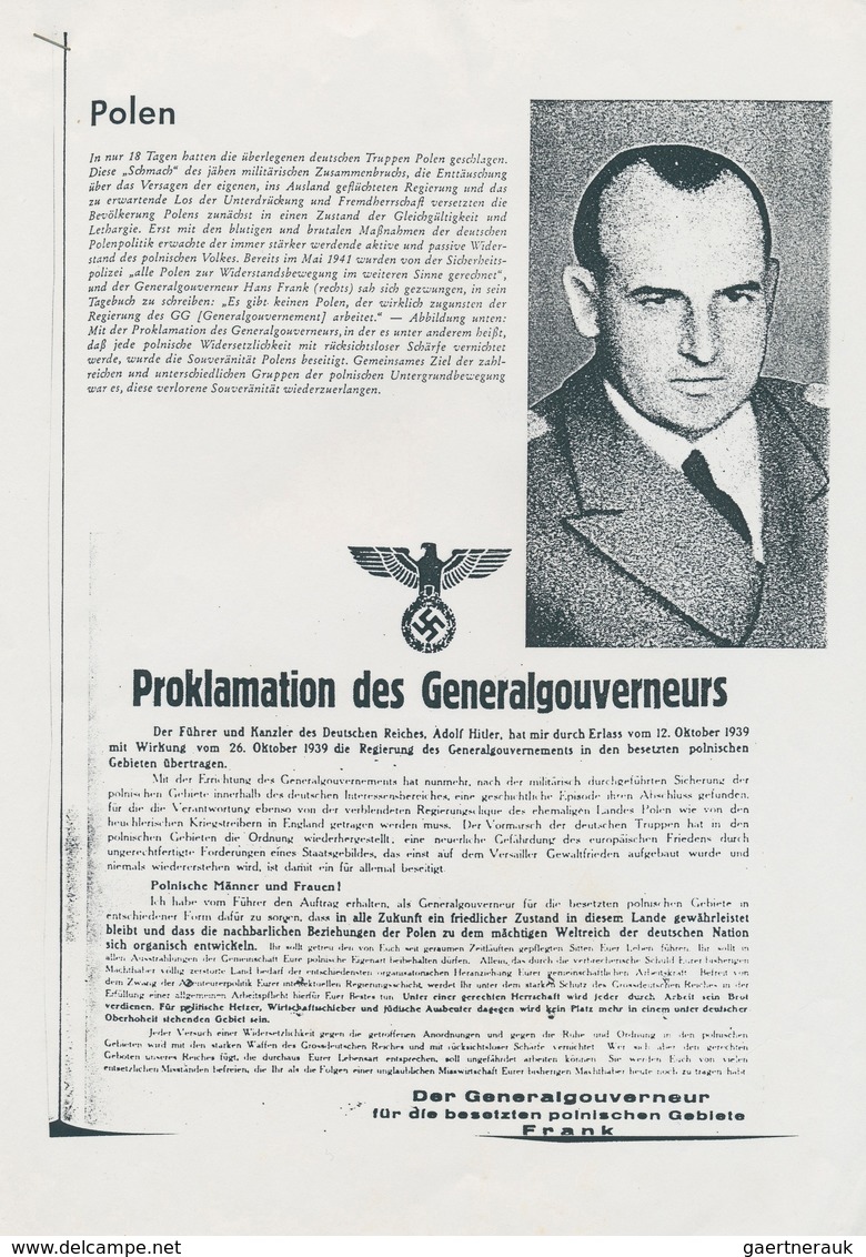 Deutsches Reich - 3. Reich: 1938-1960 (ca.), NAZIJÄGER-DOKUMENTATION: Umfangreiche Dokumentation Aus - Ongebruikt