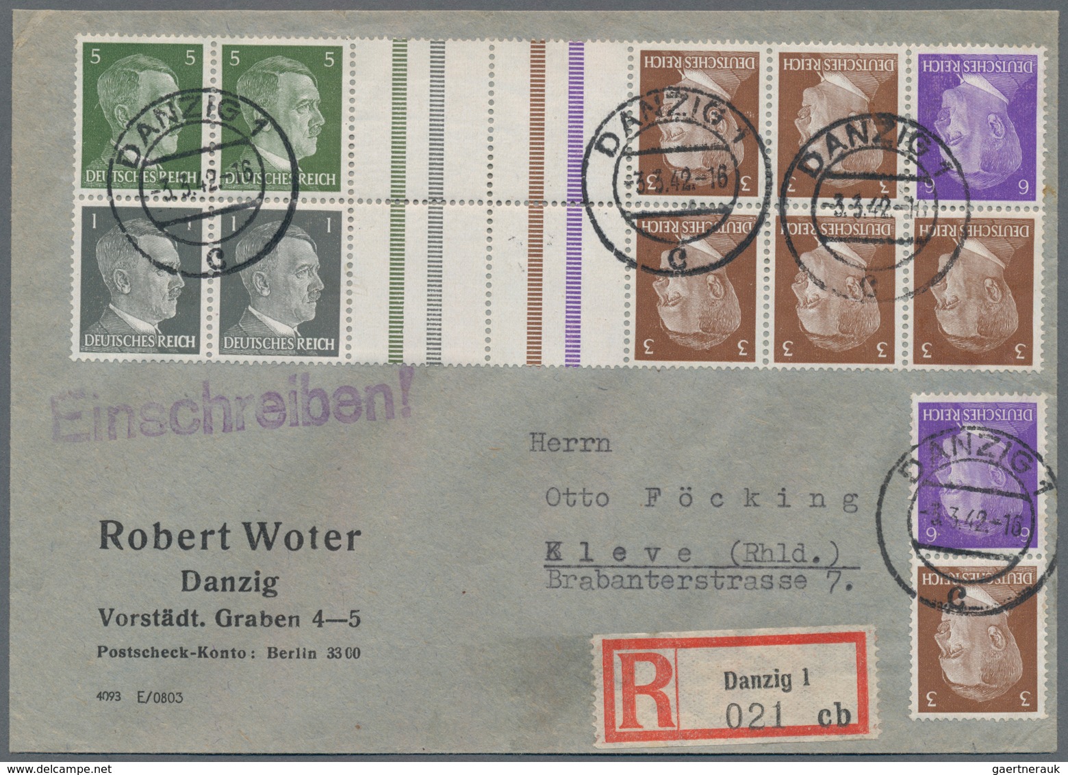 Deutsches Reich - Zusammendrucke: 1933/1945, III.REICH, Gehaltvoller Sammlungsbestand Mit Ca.130 Bel - Se-Tenant