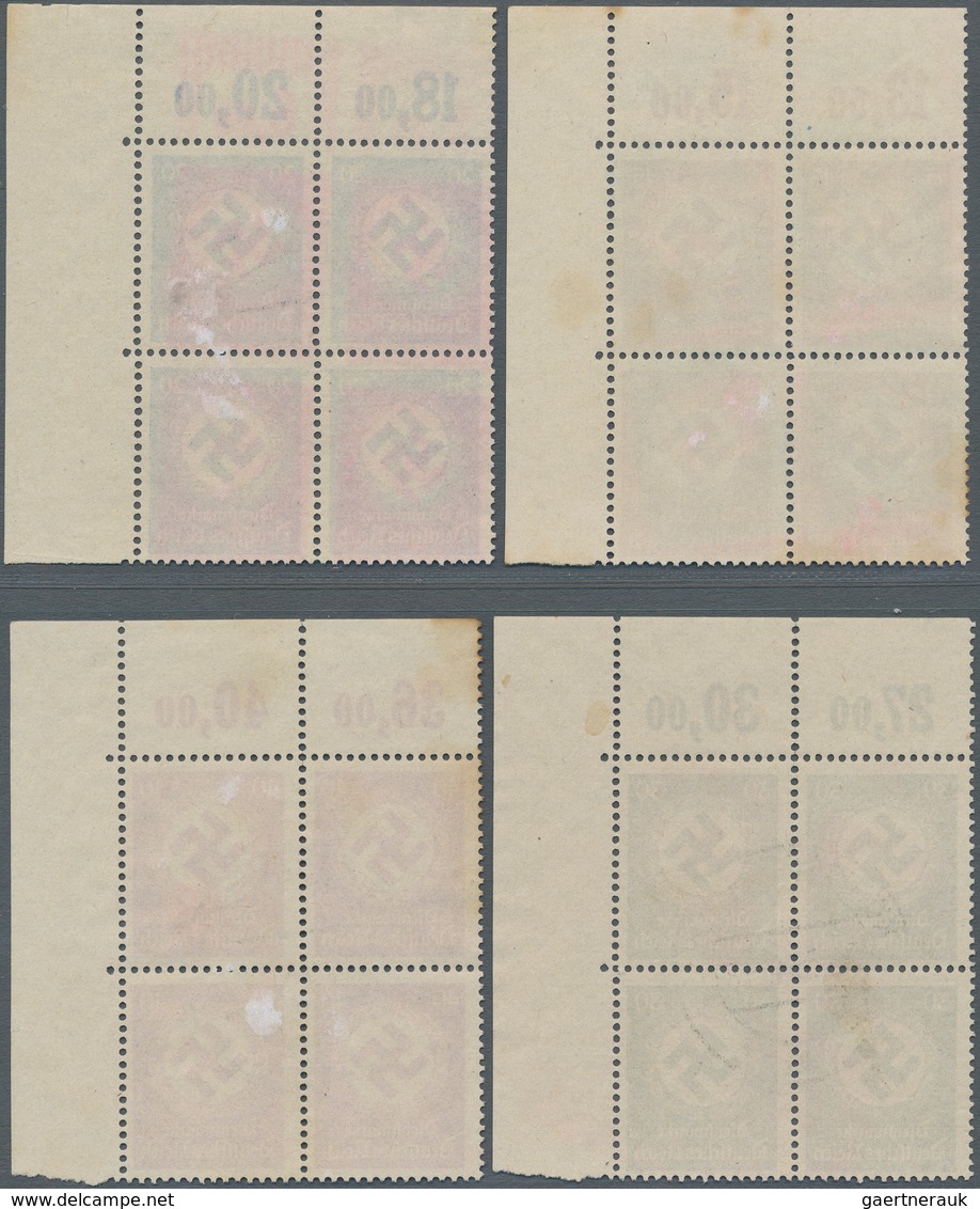 Deutsches Reich - Dienstmarken: 1942 - 1944, Dienstmarken Für (Regierungs-) Behörden, 3 Pf - 5 Pf, 8 - Dienstzegels