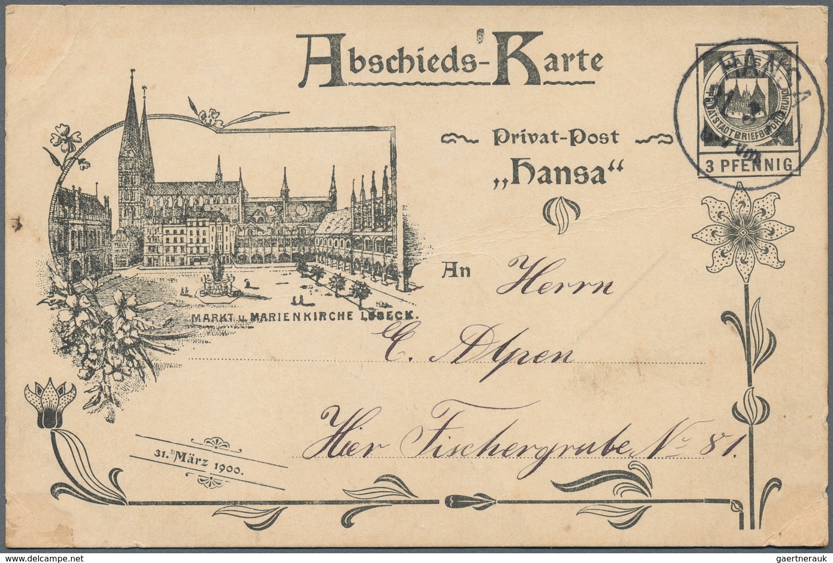 Deutsches Reich - Privatpost (Stadtpost): 1866/1900 (ca.), Sammlung Von Ca. 65 Belegen Mit Berlin, H - Correos Privados & Locales