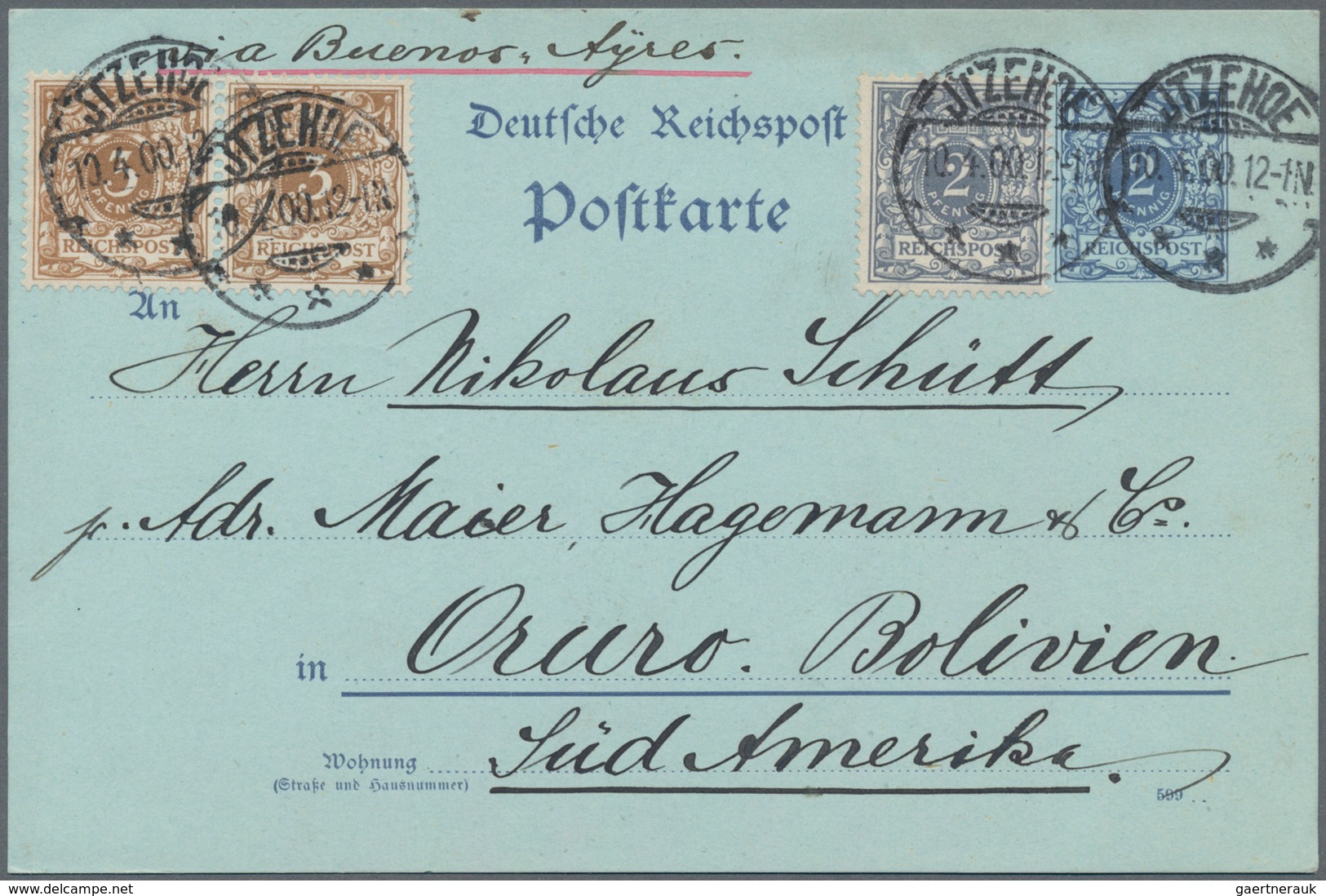 Deutsches Reich - Ganzsachen: 1873/1942 Ca., Gehaltvoller Sammlungsbestand Mit Ca.80 Gebrauchten Gan - Sonstige & Ohne Zuordnung