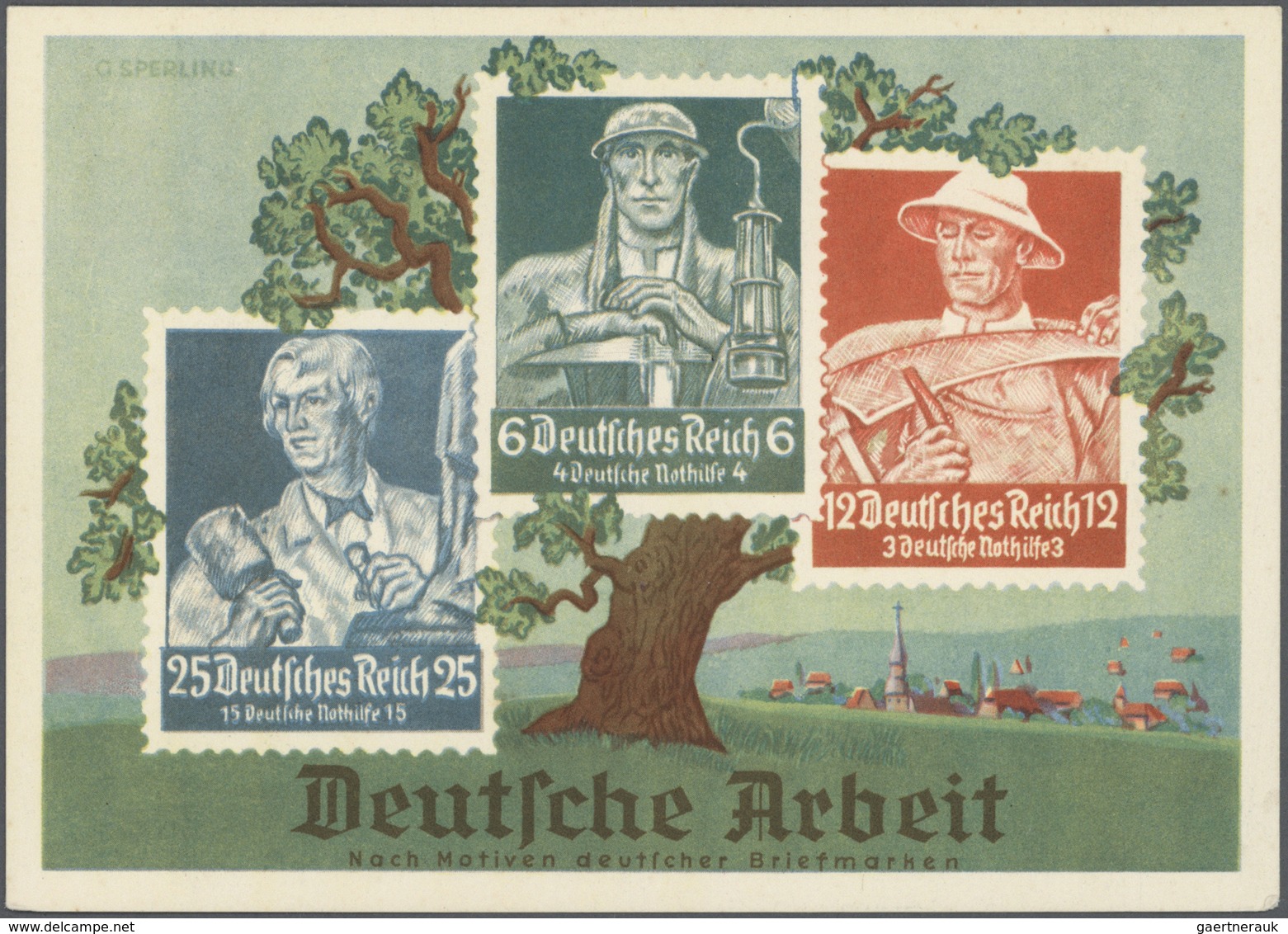 Deutsches Reich - Privatganzsachen: 1933/1942, Deutsches Reich - Privatganzsachen, Sehr Umfangreiche - Otros & Sin Clasificación