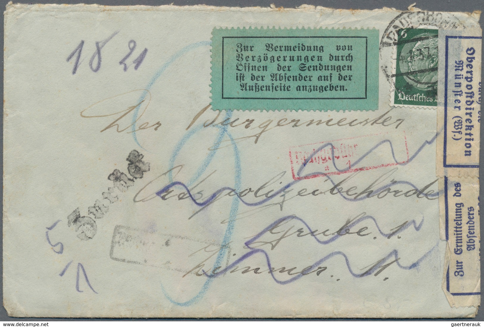 Deutsches Reich - Stempel: 1890/1944 Ca., NACHPORTO, Gehaltvolle Sammlung Mit Ca.150 Nachporto-Beleg - Máquinas Franqueo (EMA)