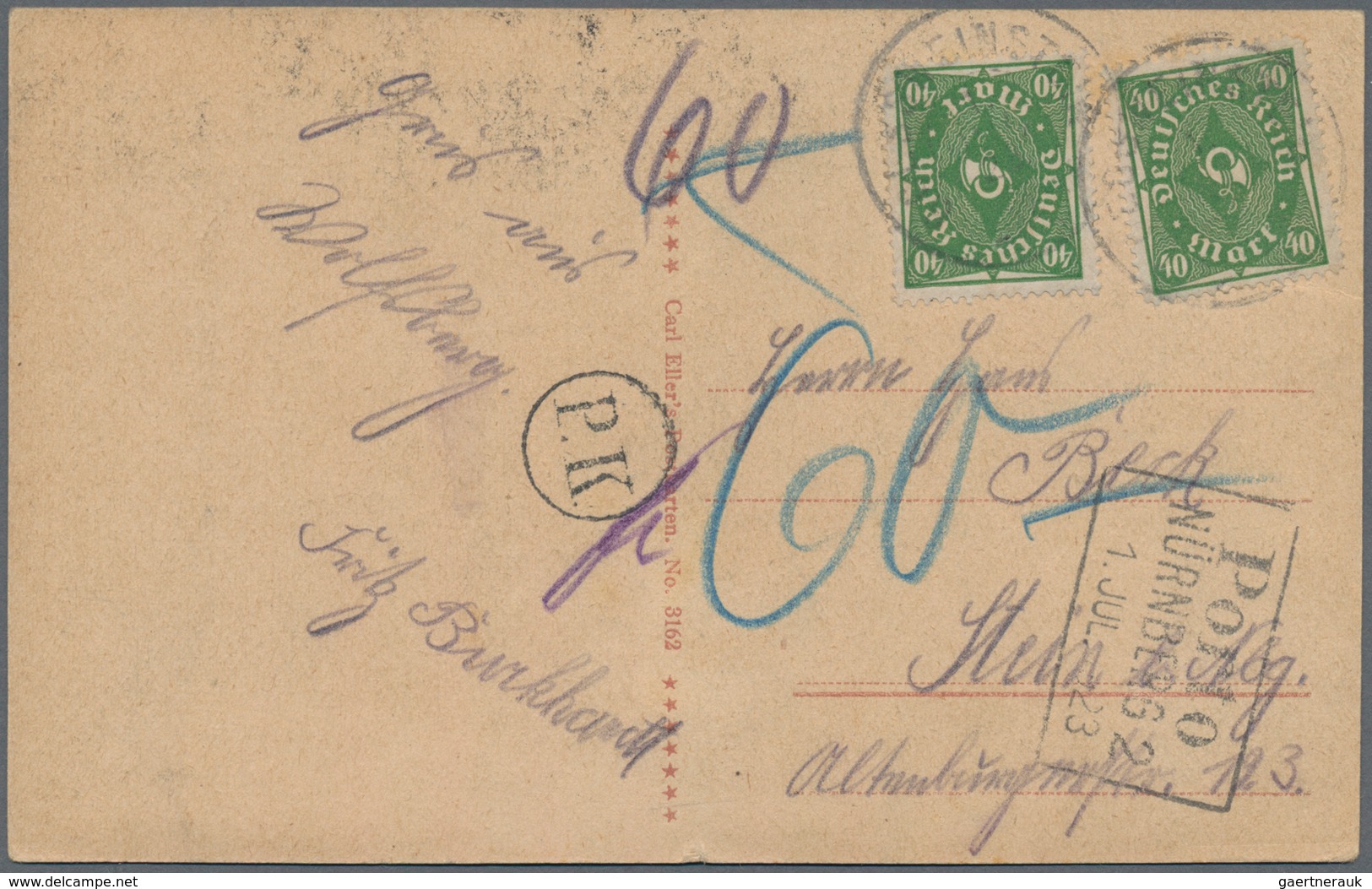 Deutsches Reich - Stempel: 1890/1944 Ca., NACHPORTO, Gehaltvolle Sammlung Mit Ca.150 Nachporto-Beleg - Frankeermachines (EMA)