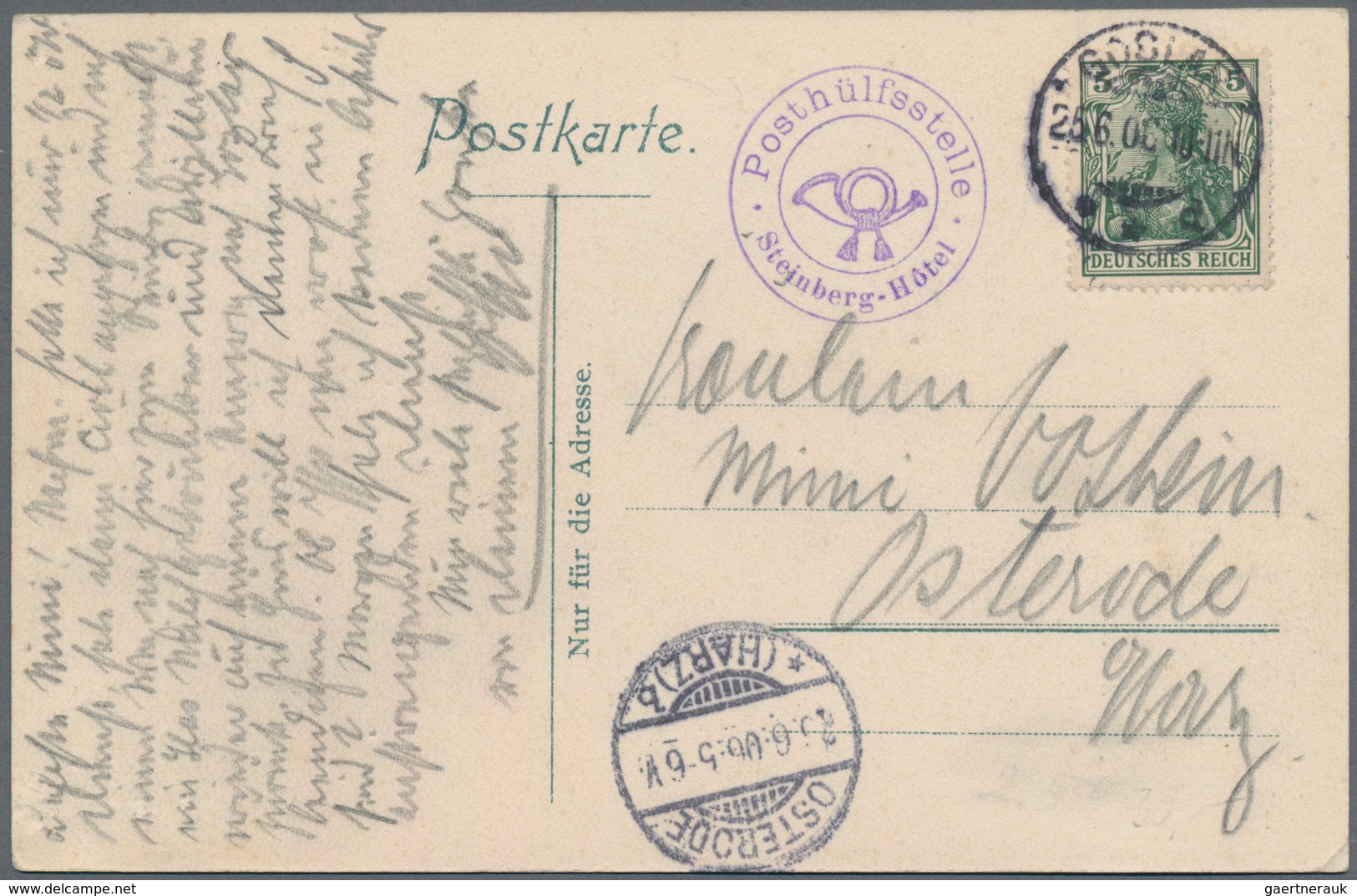 Deutsches Reich - Stempel: 1898/1935 Ca., POSTHILFSTELLEN, Reichhaltige Sammlung Mit Ca.140 Belegen, - Frankeermachines (EMA)