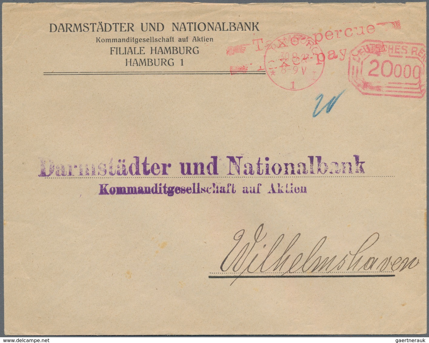 Deutsches Reich - Stempel: 1905/1941, POSTFREISTEMPEL, reichhaltiger Sammlungsbestand mit ca.290 Bel