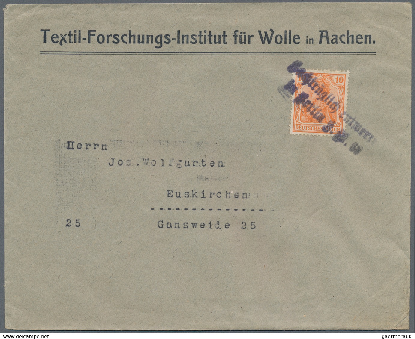 Deutsches Reich - Stempel: 1905/1944 Ca., NACHTRÄGLICH ENTWERTET, Sammlung Mit Ca.60 Briefen, Karten - Máquinas Franqueo (EMA)