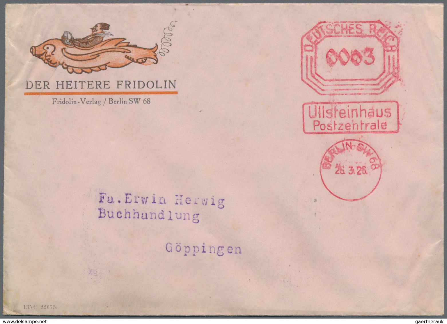 Deutsches Reich - Stempel: 1921/1942 Ca., FREISTEMPEL, Interessanter Sammlungsbestand Mit Post- Und - Frankeermachines (EMA)