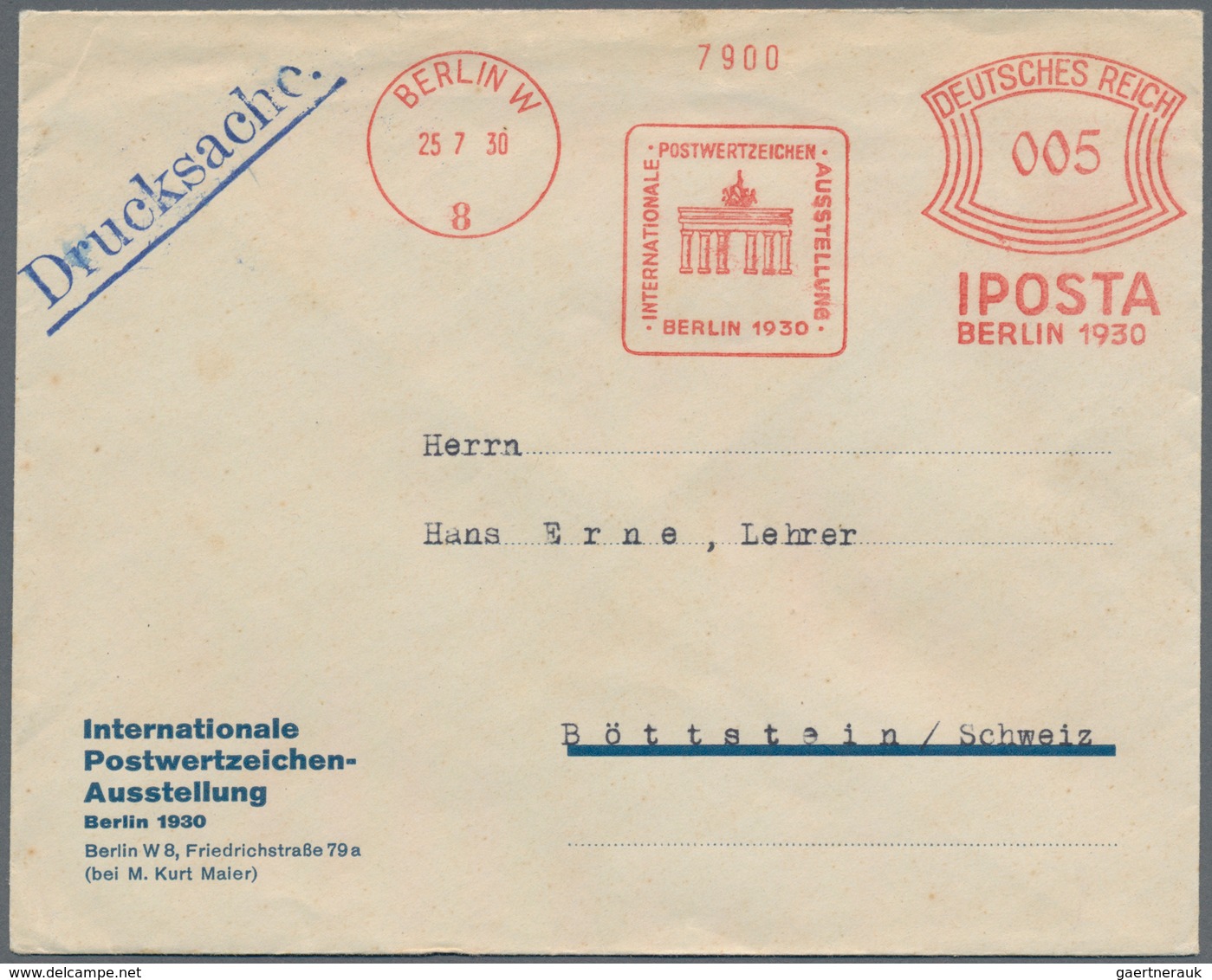 Deutsches Reich - Stempel: 1924/1945 Ca., ABSENDERFREISTEMPEL, Interessante Partie Mit Ca.80 Belegen - Frankeermachines (EMA)