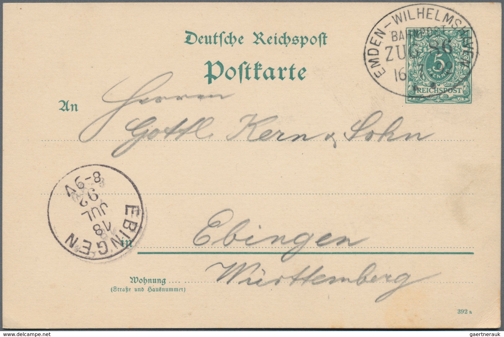 Deutsches Reich - Bahnpost: 1870/1945 (ca.), Rd. 300 Belege (dabei Zahlreiche Ansichtskarten) Mit St - Andere & Zonder Classificatie