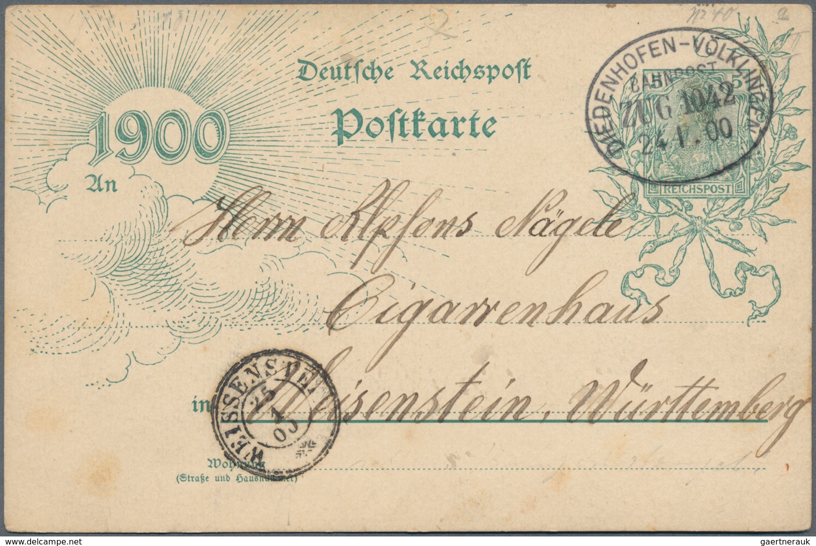 Deutsches Reich - Bahnpost: 1870/1945 (ca.), rd. 300 Belege (dabei zahlreiche Ansichtskarten) mit St