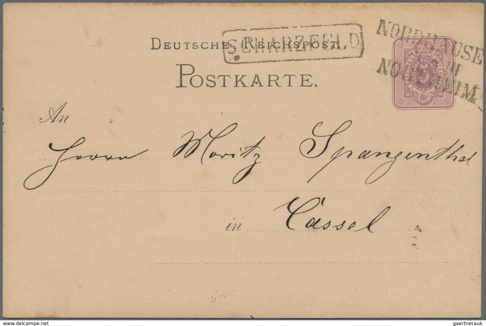 Deutsches Reich - Bahnpost: 1872/1885, STATIONS-STEMPEL, Gehaltvolle Sammlung Mit Ca.50 Belegen Ab B - Other & Unclassified