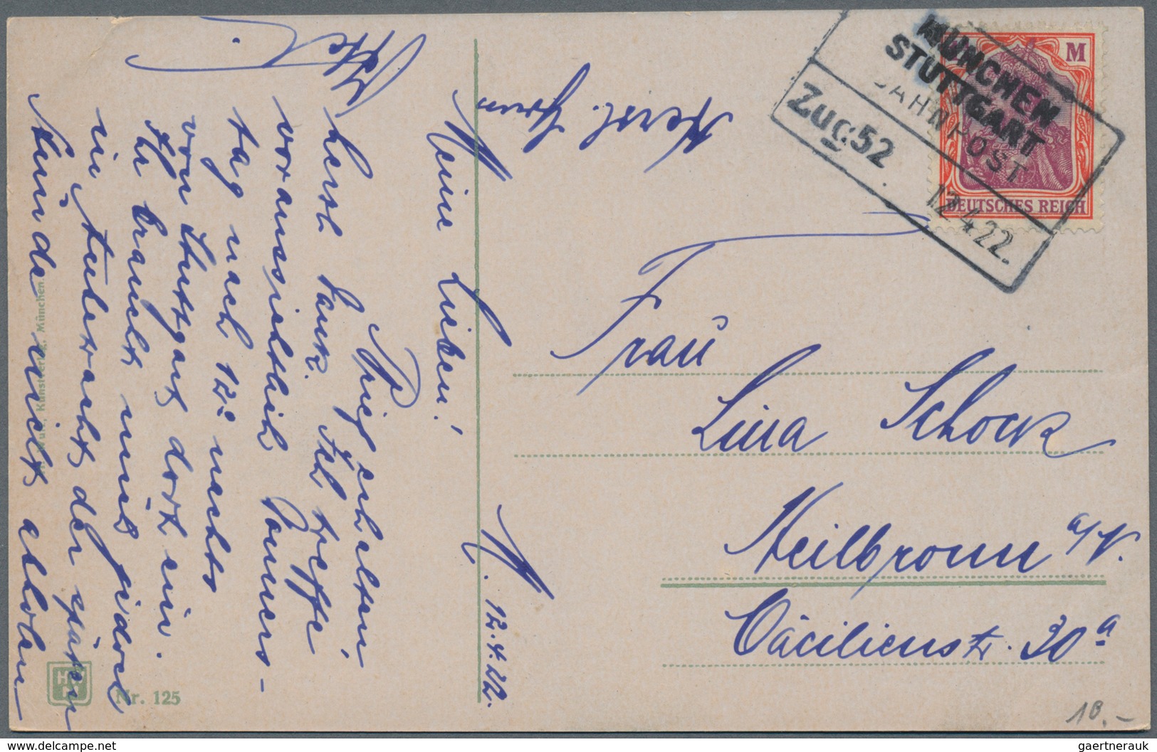 Deutsches Reich - Bahnpost: 1887/1936, Kleiner Posten Von Ca. 82 Belegen Mit Ovalen Und Rechteckigen - Sonstige & Ohne Zuordnung