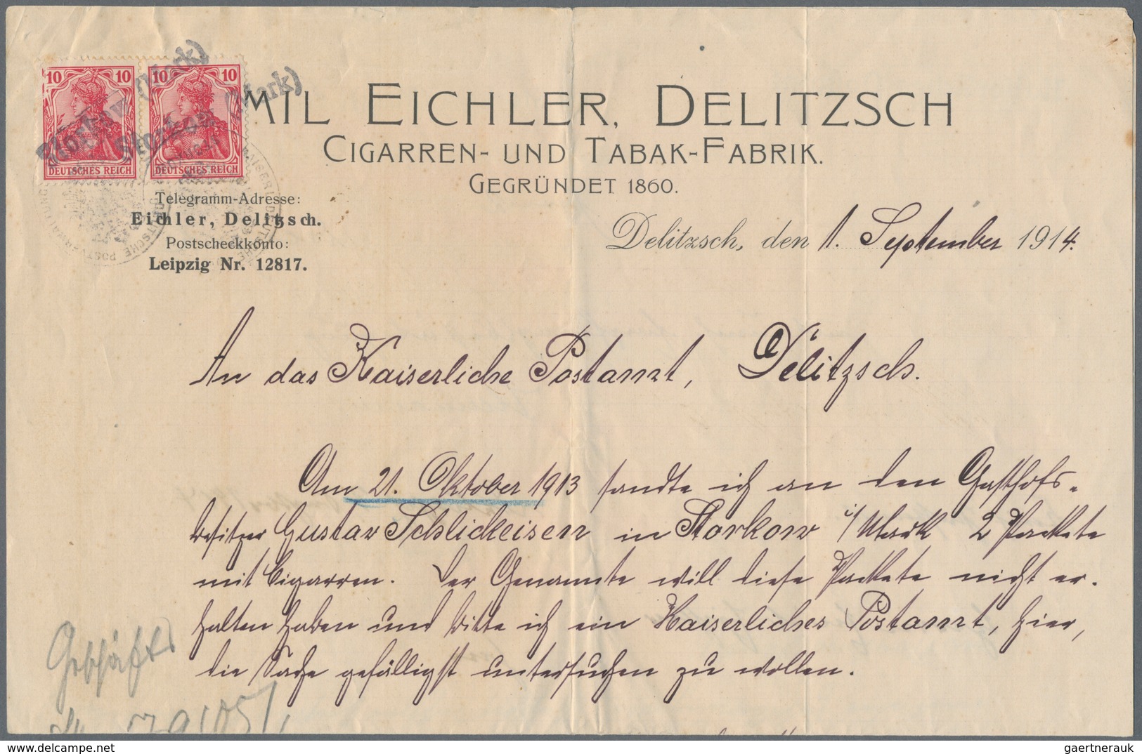 Deutsches Reich - Besonderheiten: 1873/1944 Ca., FORMULARE Und BESONDERHEITEN, Interessante Partie M - Sonstige & Ohne Zuordnung