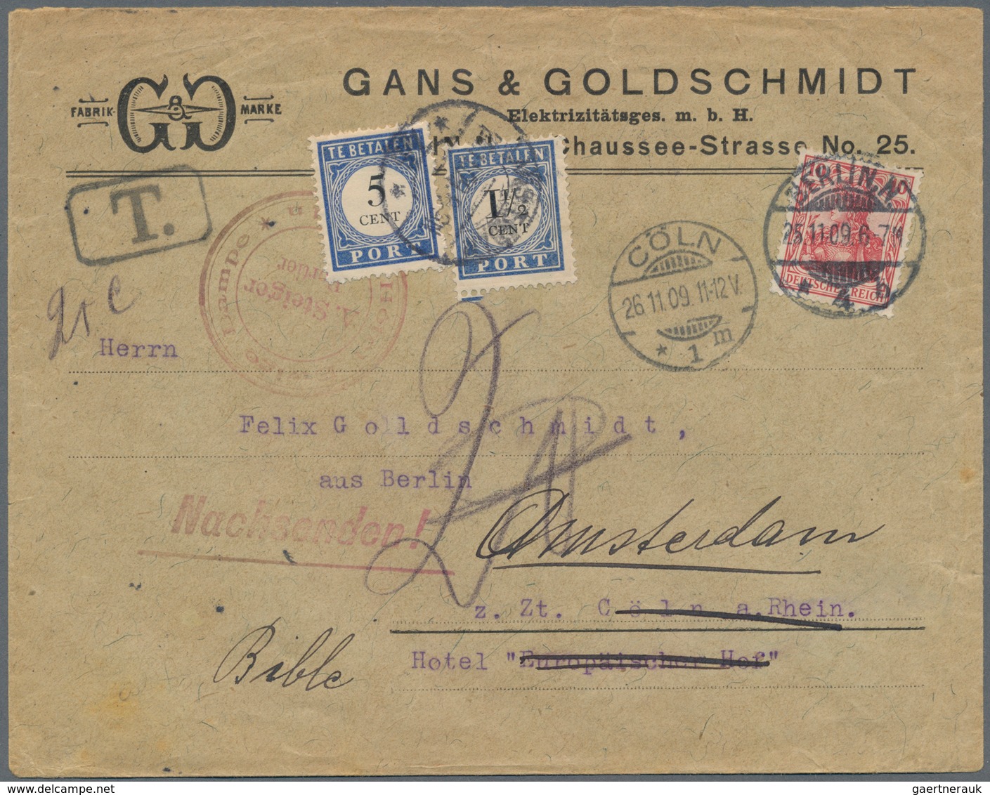 Deutsches Reich - Besonderheiten: 1881/1942, NACHPORTO IM AUSLAND, gehaltvoller Sammlungsbestand mit