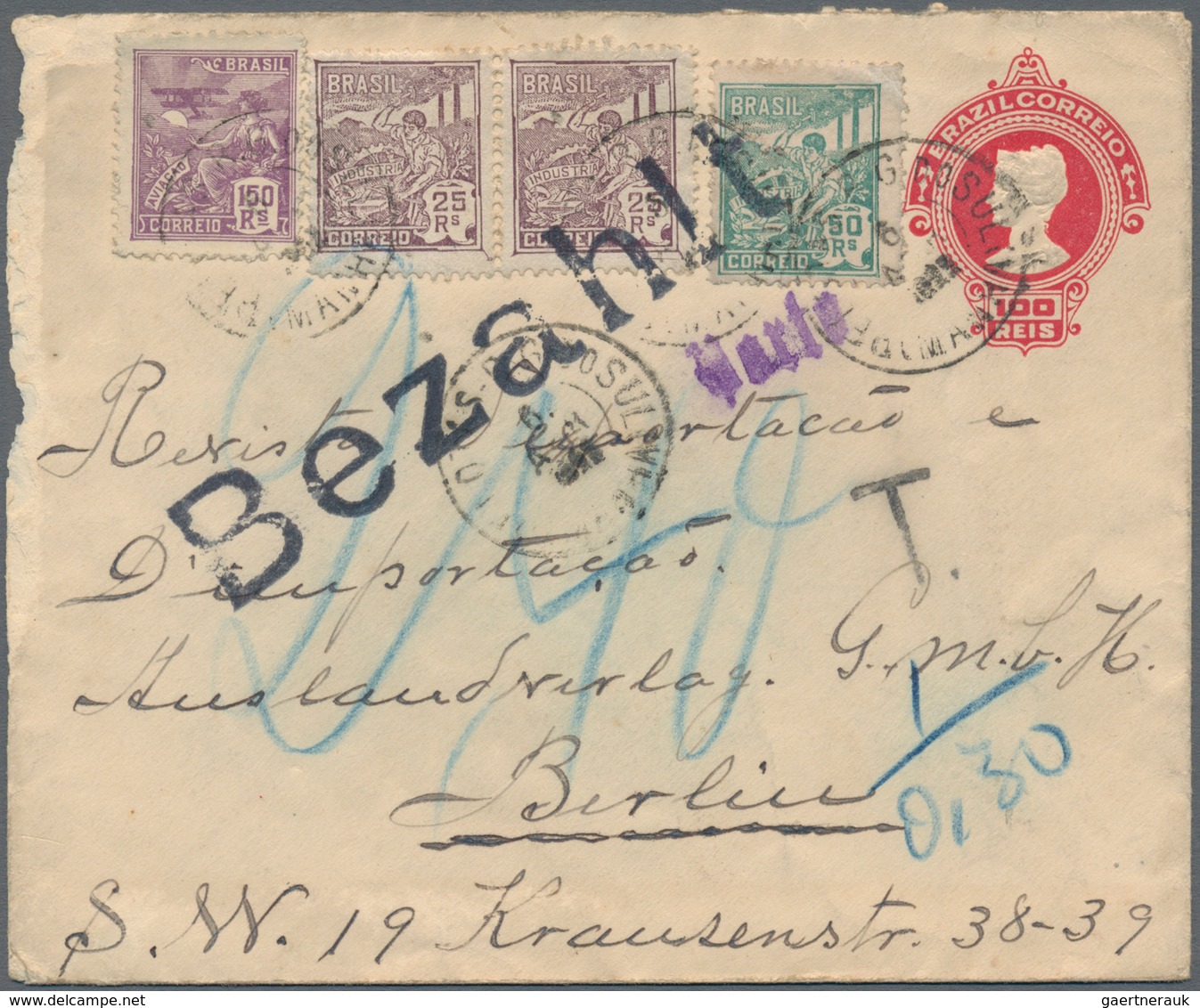 Deutsches Reich - Besonderheiten: 1895/1937 Ca., INCOMING MAIL Mit NACHPORTO, Interessanter Sammlung - Otros & Sin Clasificación