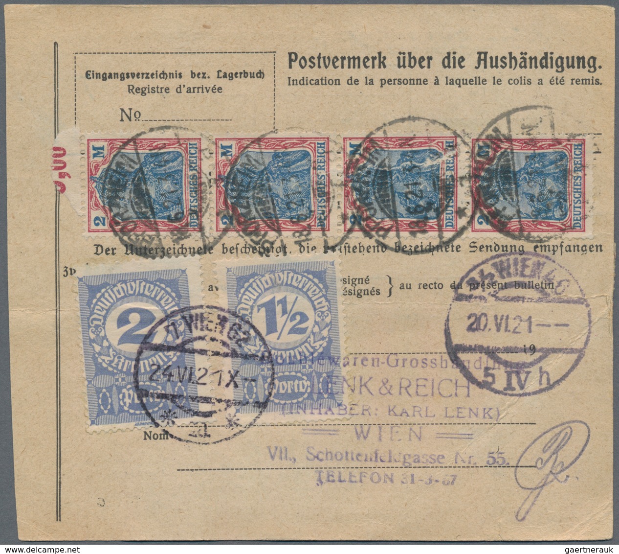 Deutsches Reich - Besonderheiten: 1900/1939 Ca., NACHPORTO AUSLAND, Reichhaltiger Sammlungsbestand M - Andere & Zonder Classificatie