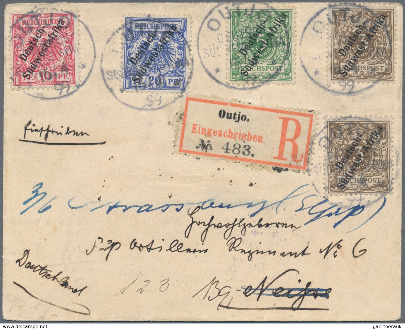 Deutsche Auslandspostämter + Kolonien: Ab Ca. 1900, Umfangreiche Sammlung Von Mehreren 100 Marken, D - Sonstige & Ohne Zuordnung