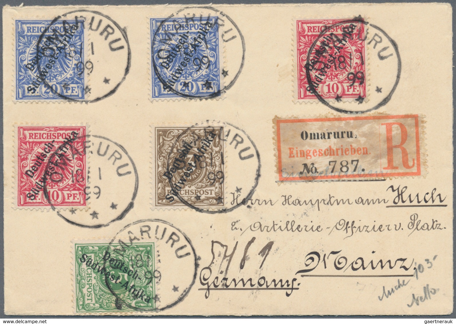 Deutsche Auslandspostämter + Kolonien: Ab 1905, Schöne Grundstocksammlung Mit Besseren Werten, Brief - Sonstige & Ohne Zuordnung