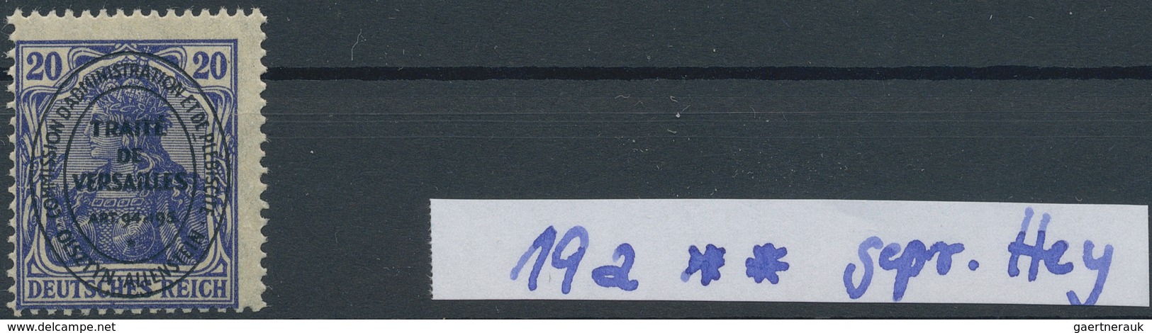 Deutsche Abstimmungsgebiete: Allenstein: 1920, Lot Mit MiNr. 2 Walzendruck-OR-4er-Block Zentrisch Ge - Andere & Zonder Classificatie