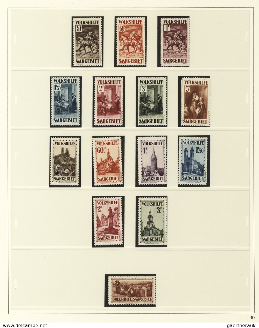 Deutsche Abstimmungsgebiete: Saargebiet: 1920/1959, Alt- Und Neusaar, In Den Hauptnummern Komplette - Unused Stamps