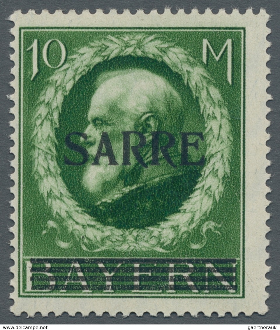 Deutsche Abstimmungsgebiete: Saargebiet: 1920-1935, überkomplette Sammlung in 4 Alben mit u.a. einer