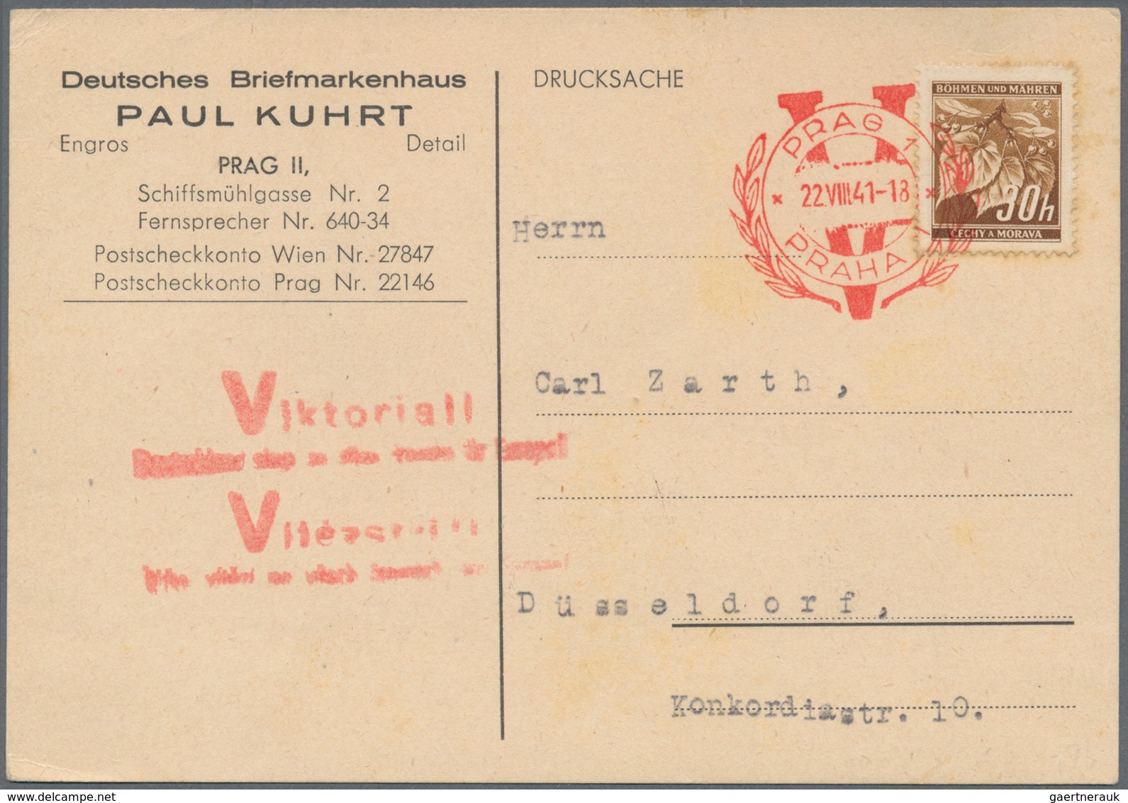 Deutsche Besetzung II. WK: 1938/1944, Interessantes Lot Von 51 Briefen Und Ganzsachen, Dabei Noch 3 - Ocupación 1938 – 45