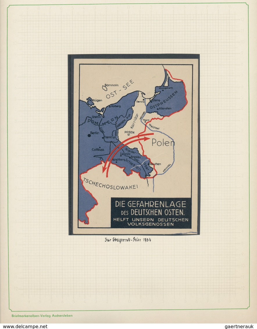 Deutsche Besetzung II. WK: 1939/1945, Besetzungen/Vasallenstaaten, Lebhafte Und Liebevoll Auf Blätte - Bezetting 1938-45