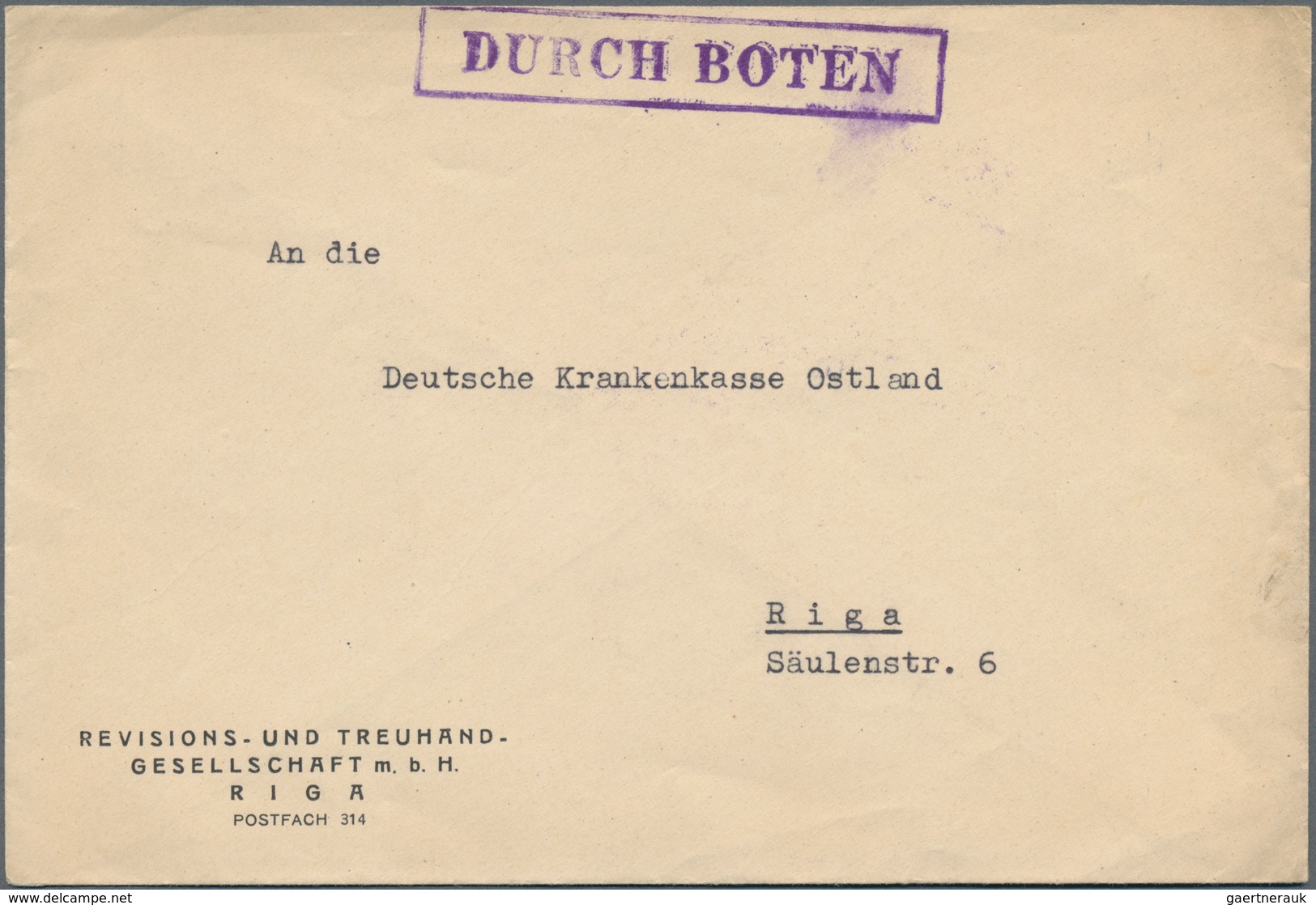 Dt. Besetzung II WK - Ostland: 1941/1944, Ca. 40 Belege überwiegend Ostland Mit Deutscher Dienstpost - Occupation 1938-45