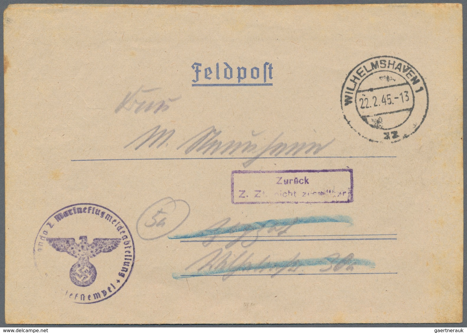 Feldpost 2. Weltkrieg: 1938/1945, interessanter Sammlungsbestand mit ca.60 Belegen, dabei SS-Feldpos