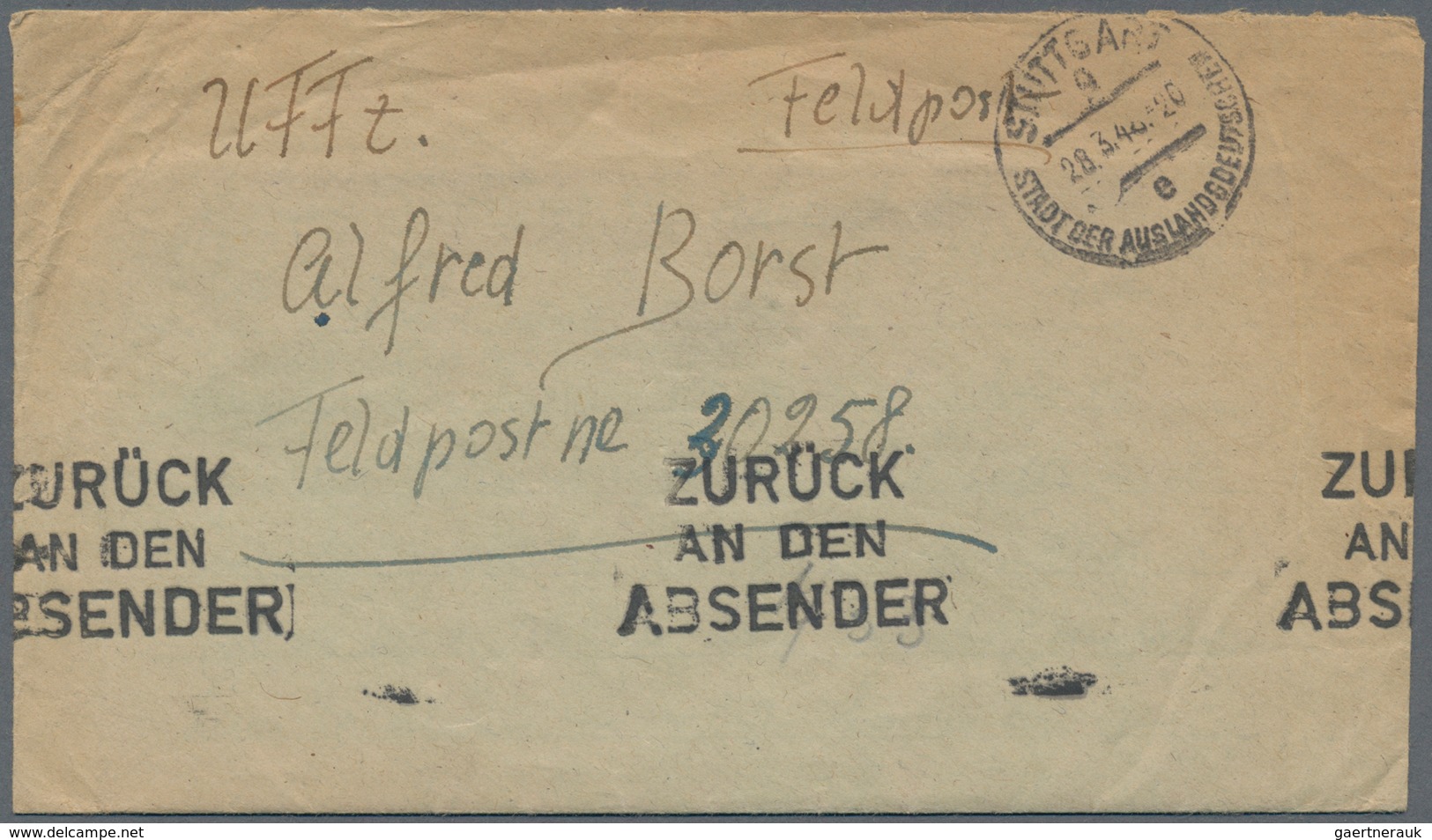 Feldpost 2. Weltkrieg: 1938/1945, interessanter Sammlungsbestand mit ca.60 Belegen, dabei SS-Feldpos