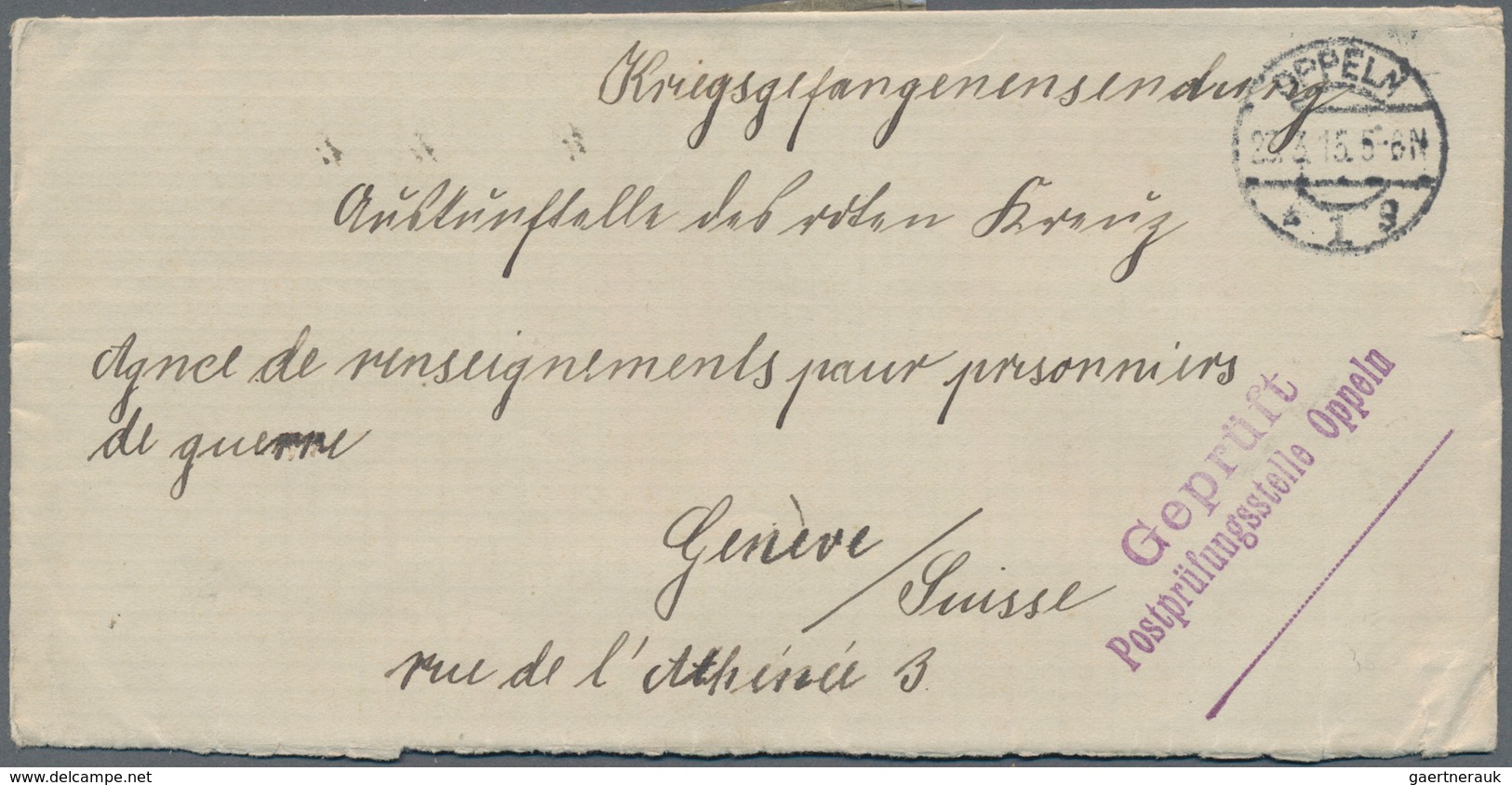 Zensurpost: 1914/1918, DEUTSCHE ZENSUR 1.WELTKRIEG, reichhaltiger Sammlungbestand mit ca.140 Briefen