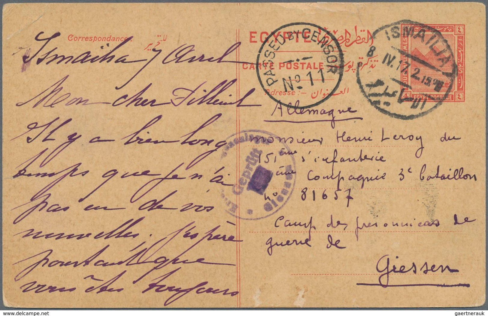 Kriegsgefangenen-Lagerpost: 1901/1948 (ca.), Mehr Als 100 Belege, Dabei Postkarte Aus St. Helena (Bu - Autres & Non Classés