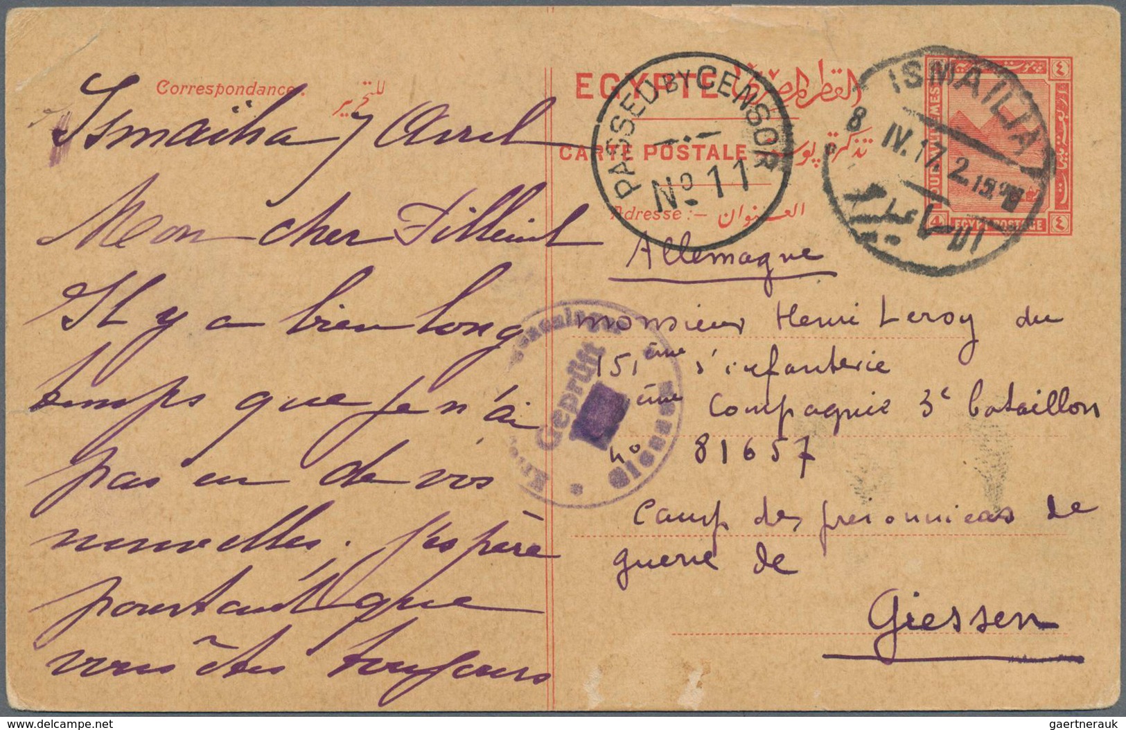 Kriegsgefangenen-Lagerpost: 1901/1948 (ca.), Mehr Als 100 Belege, Dabei Postkarte Aus St. Helena (Bu - Otros & Sin Clasificación