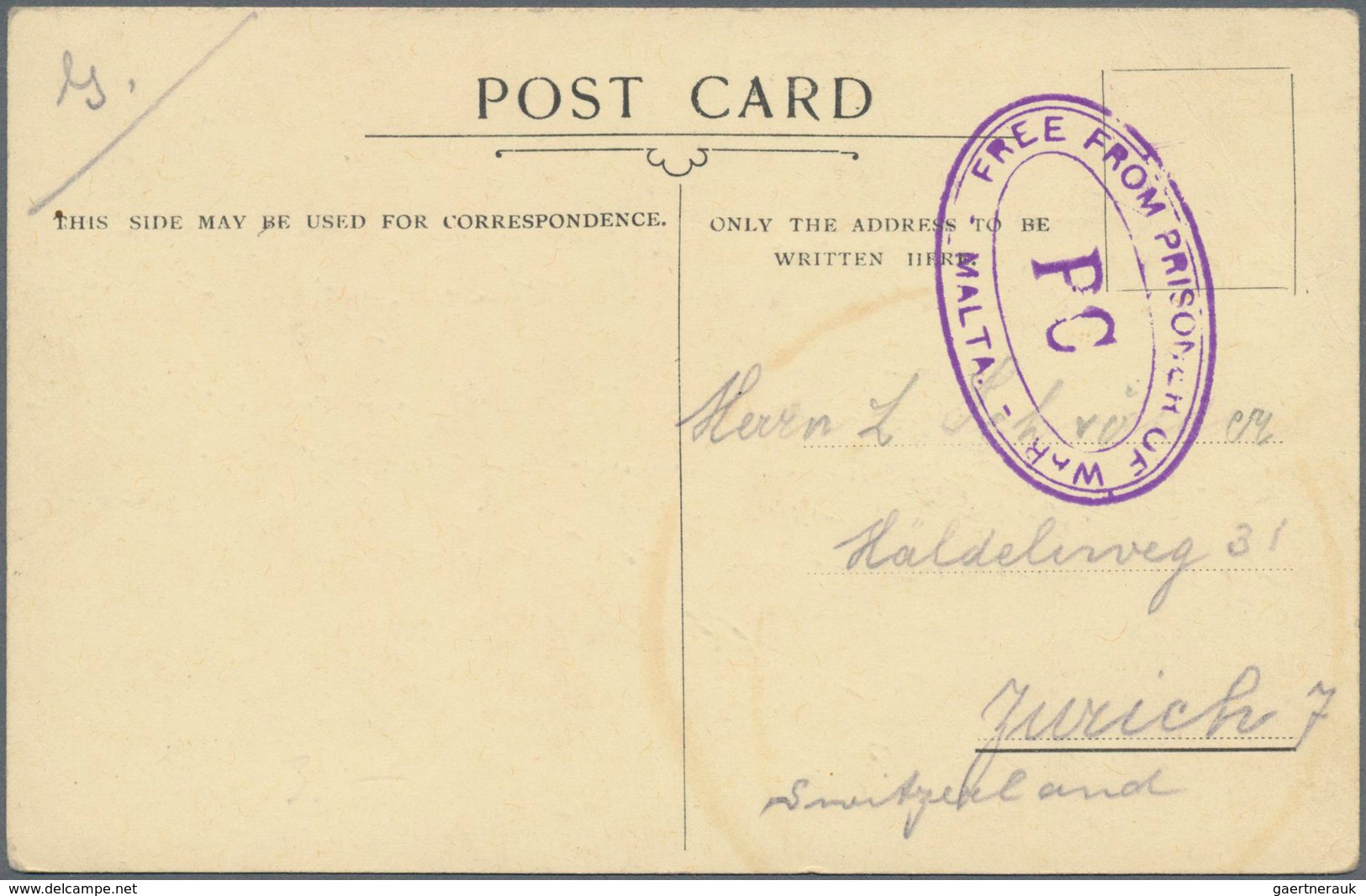Kriegsgefangenen-Lagerpost: 1901/1948 (ca.), Mehr Als 100 Belege, Dabei Postkarte Aus St. Helena (Bu - Autres & Non Classés