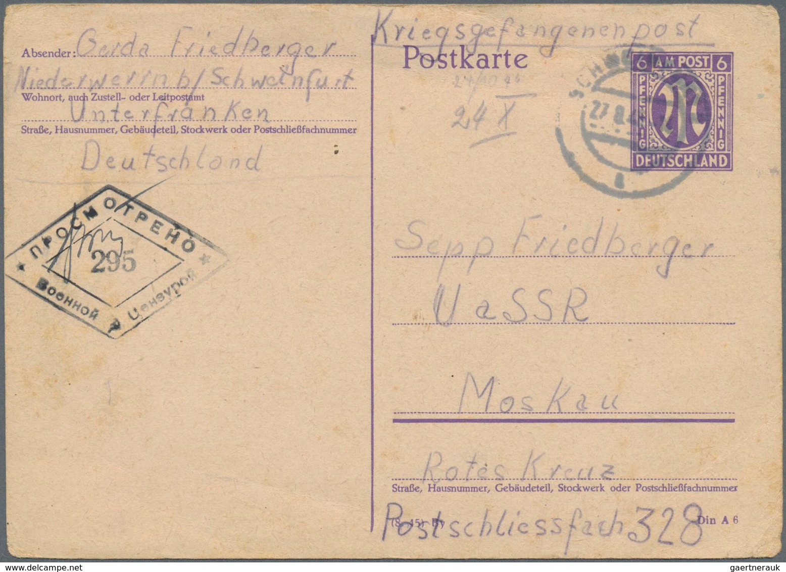 Kriegsgefangenen-Lagerpost: 1901/1948 (ca.), Mehr Als 100 Belege, Dabei Postkarte Aus St. Helena (Bu - Sonstige & Ohne Zuordnung