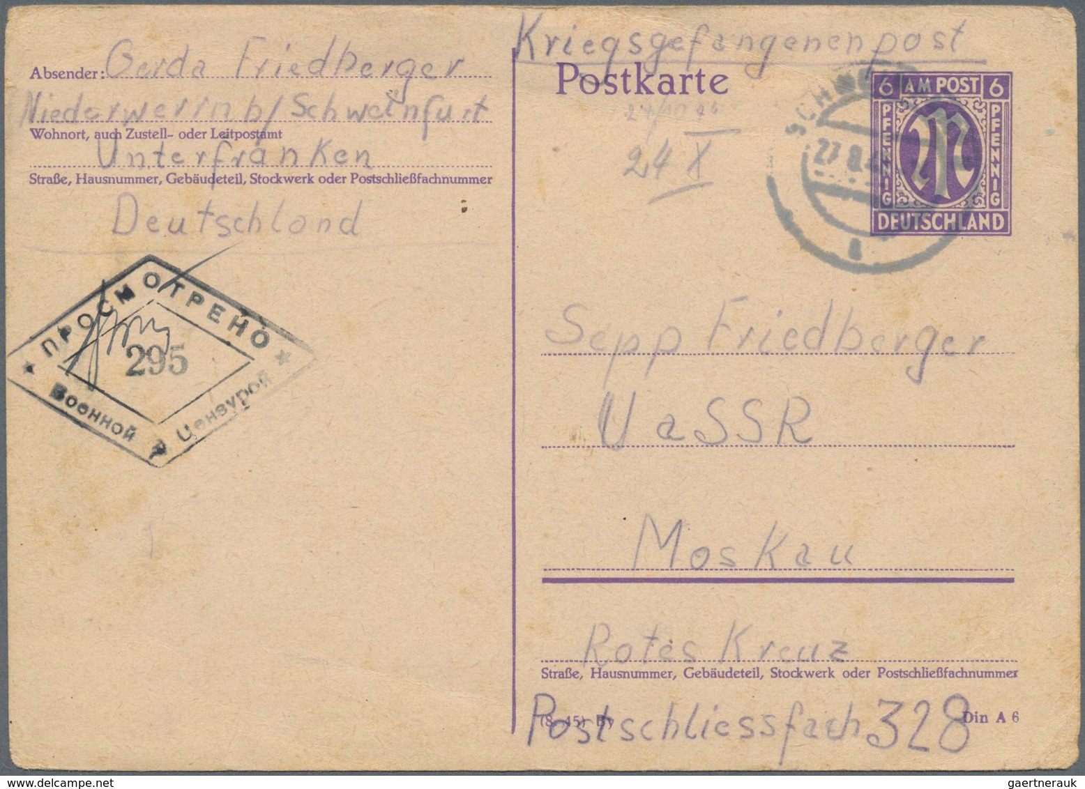 Kriegsgefangenen-Lagerpost: 1901/1948 (ca.), Mehr Als 100 Belege, Dabei Postkarte Aus St. Helena (Bu - Andere & Zonder Classificatie
