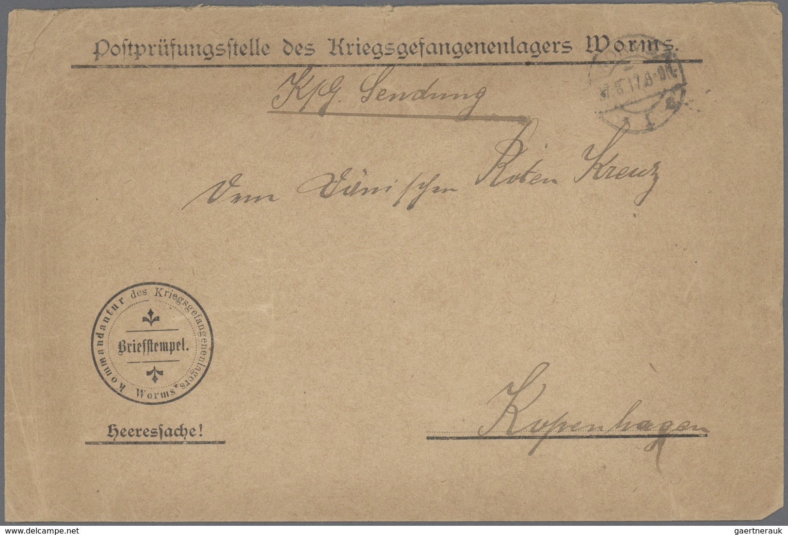 Kriegsgefangenen-Lagerpost: 1914/1918, Einige Hundert Briefe Und Karten Im Alten, Selbstgefertigtem - Otros & Sin Clasificación