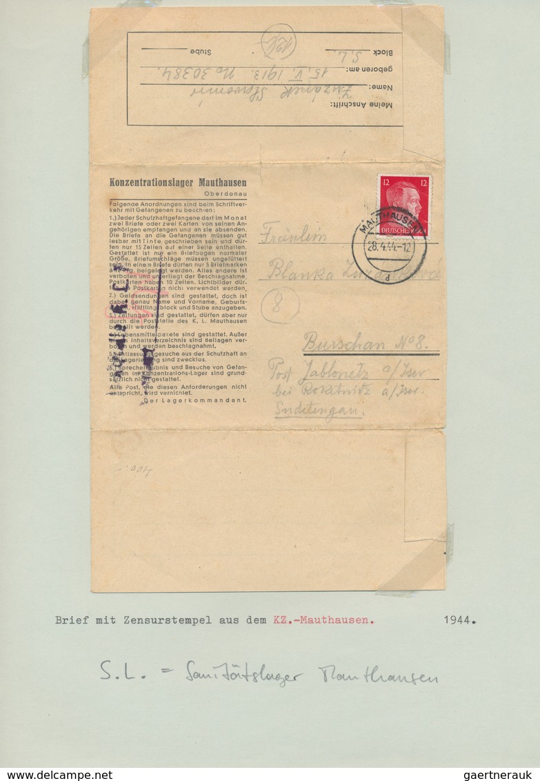 Kriegsgefangenen-Lagerpost: 1940/1949, Kleiner Sammlungsteil "Kriegsgefangenen- Und Lagerpost" Von C - Autres & Non Classés