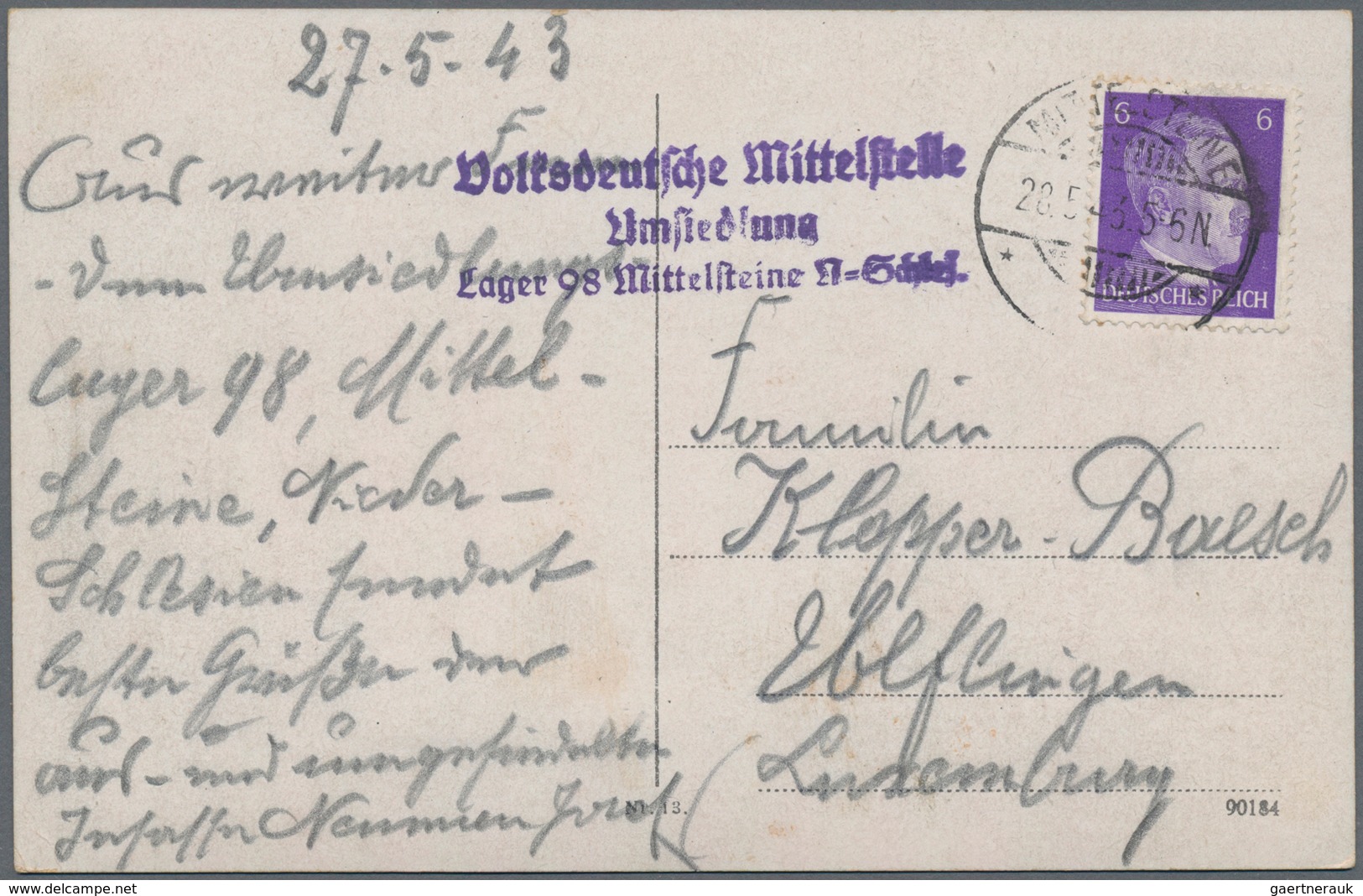 Kriegsgefangenen-Lagerpost: 1941-44 Zehn Briefe Und Karten, Dabei Drei Von/an Kriegsgefangene, Karte - Sonstige & Ohne Zuordnung