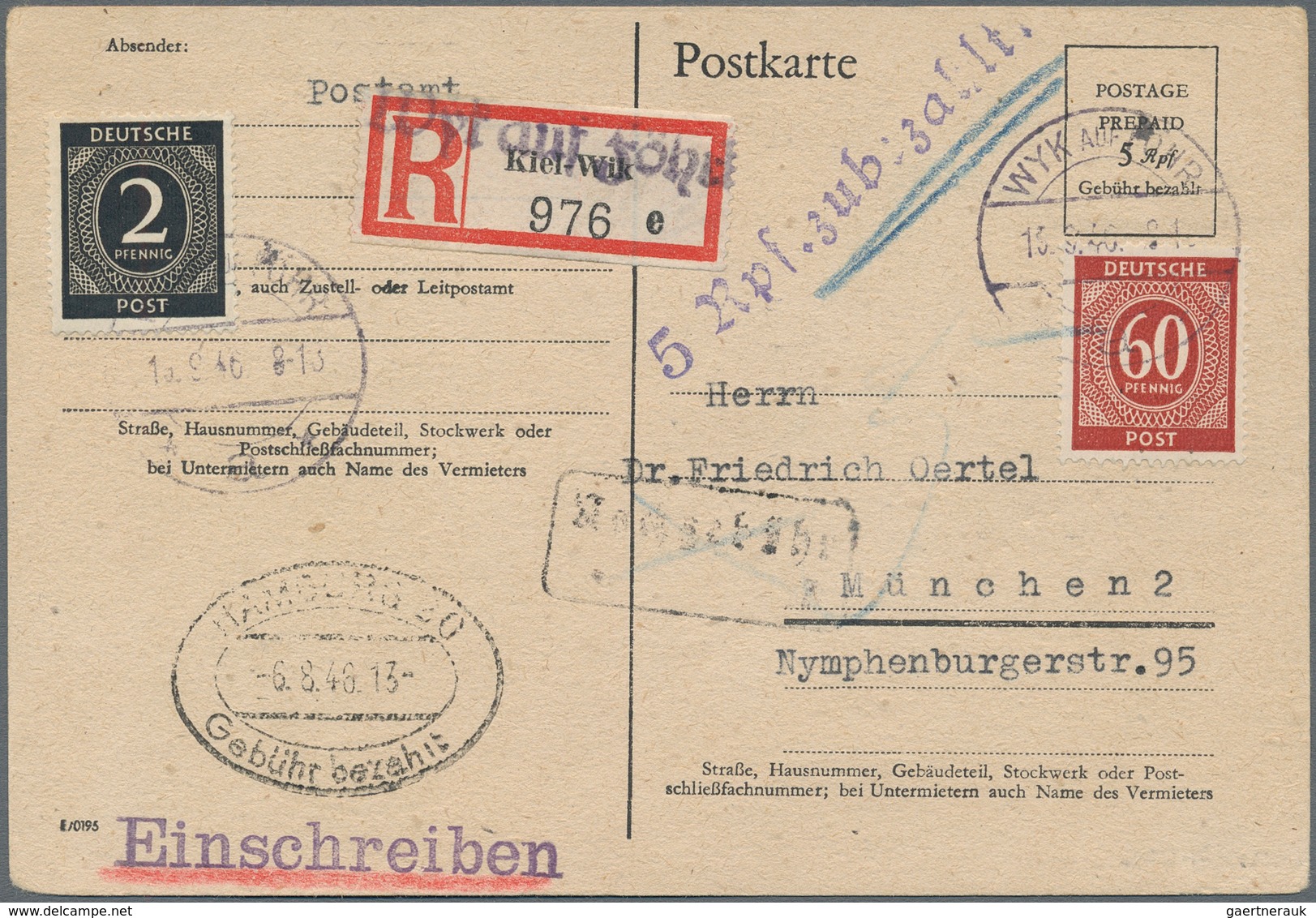 Deutschland Nach 1945: 1945 Ab, Reichhaltiger Sammlungsbestand Mit über 600 Belegen, Dabei Post Aus - Verzamelingen